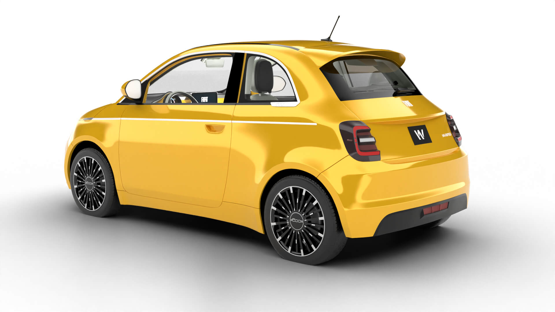Fiat 500 Hybrid 2026 3D Model