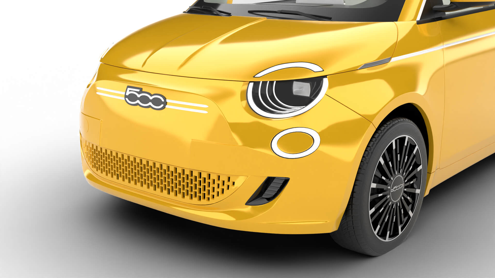 Fiat 500 Hybrid 2026 3D Model