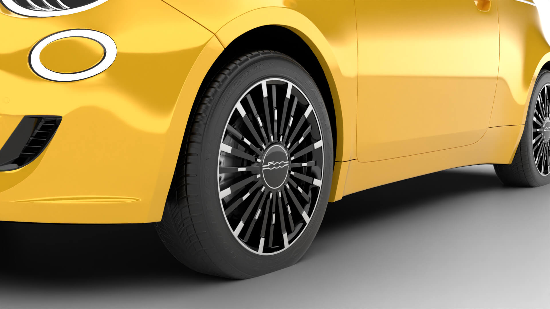 Fiat 500 Hybrid 2026 3D Model