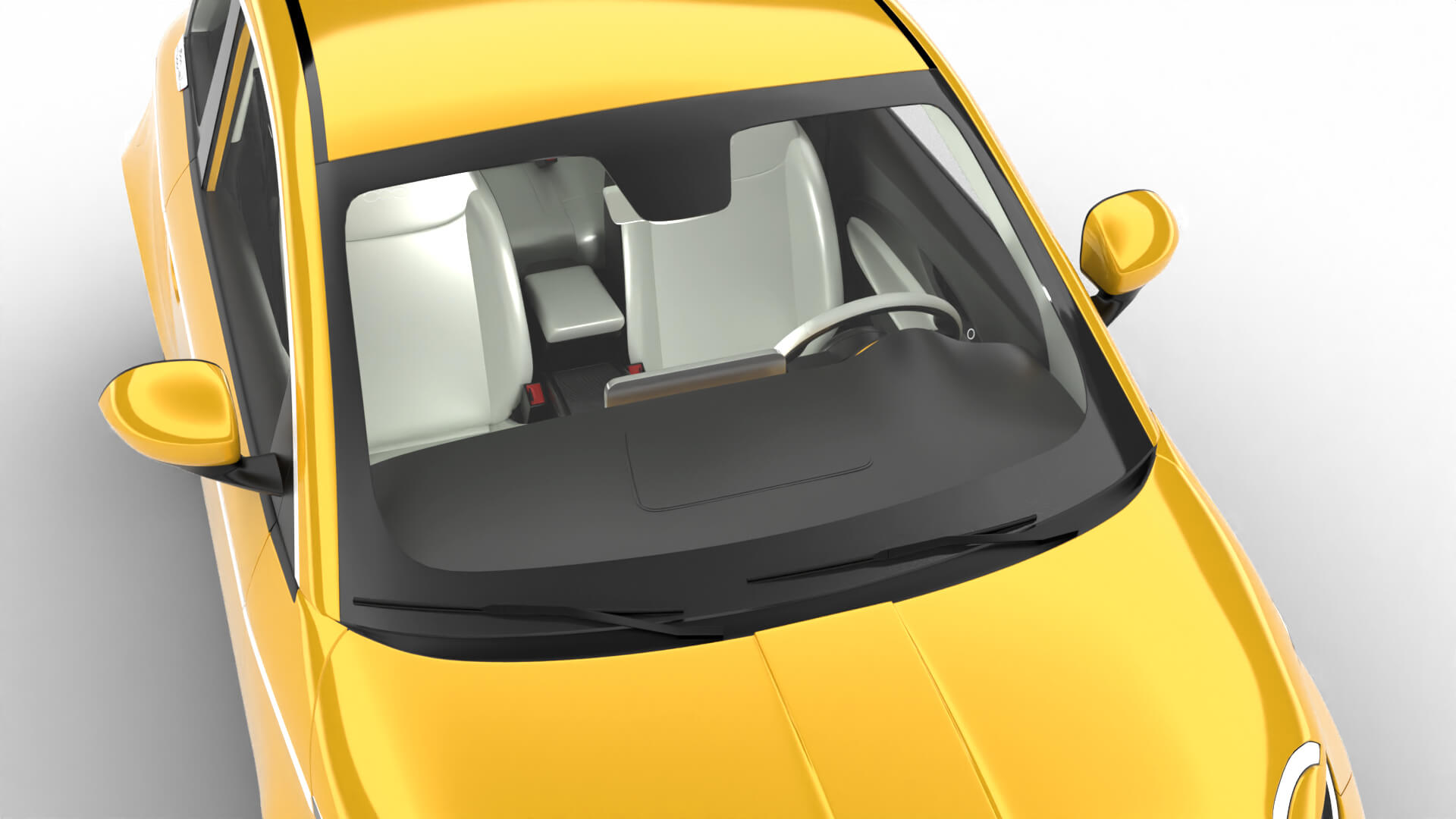 Fiat 500 Hybrid 2026 3D Model