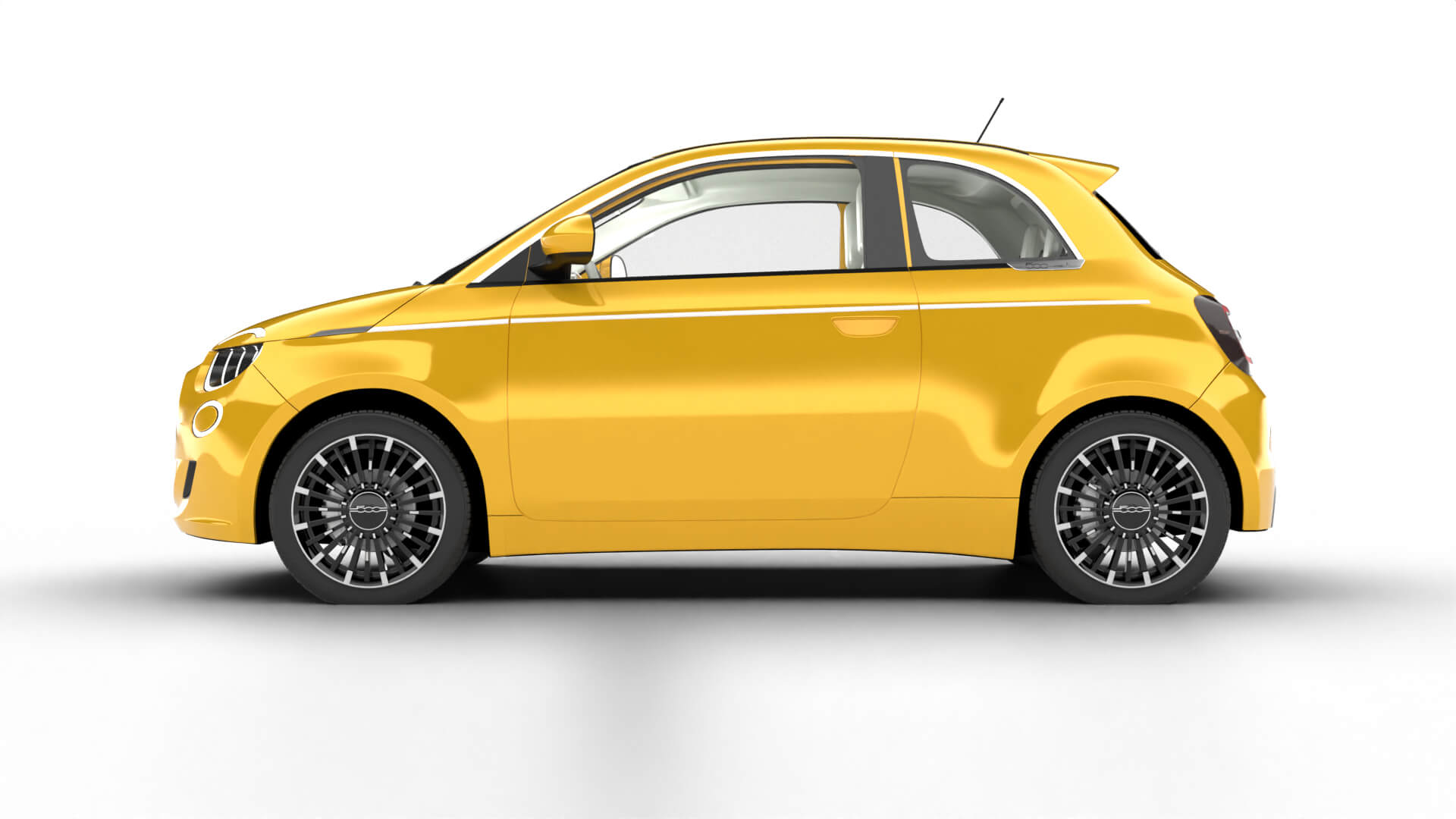 Fiat 500 Hybrid 2026 3D Model