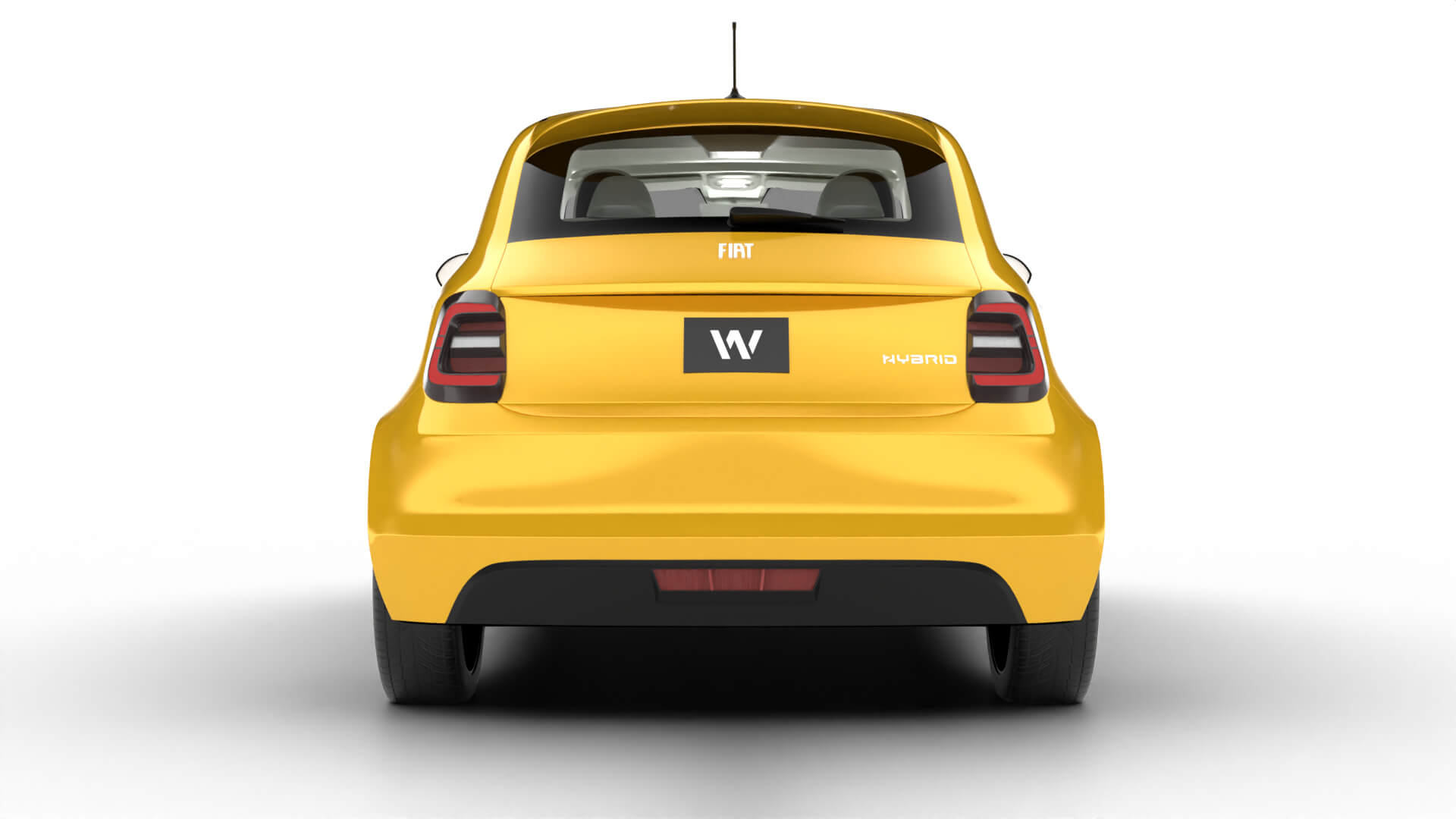 Fiat 500 Hybrid 2026 3D Model
