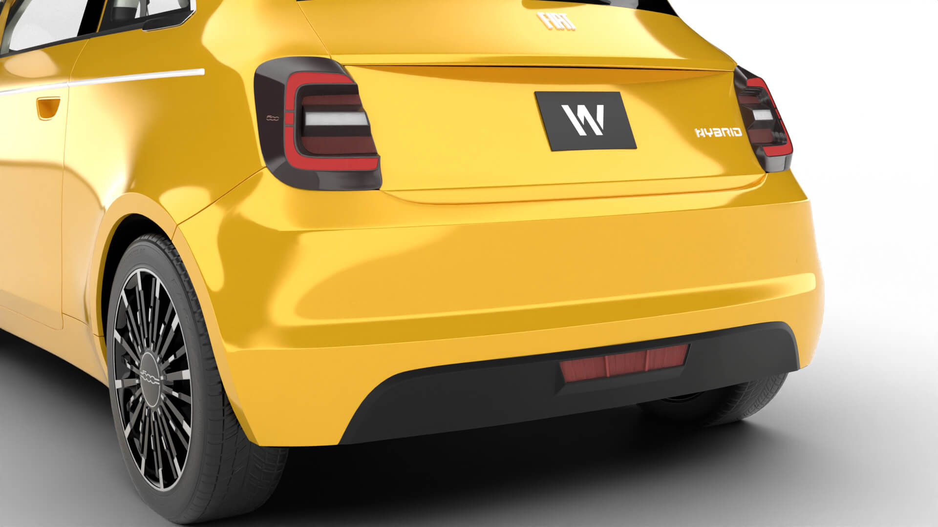 Fiat 500 Hybrid 2026 3D Model
