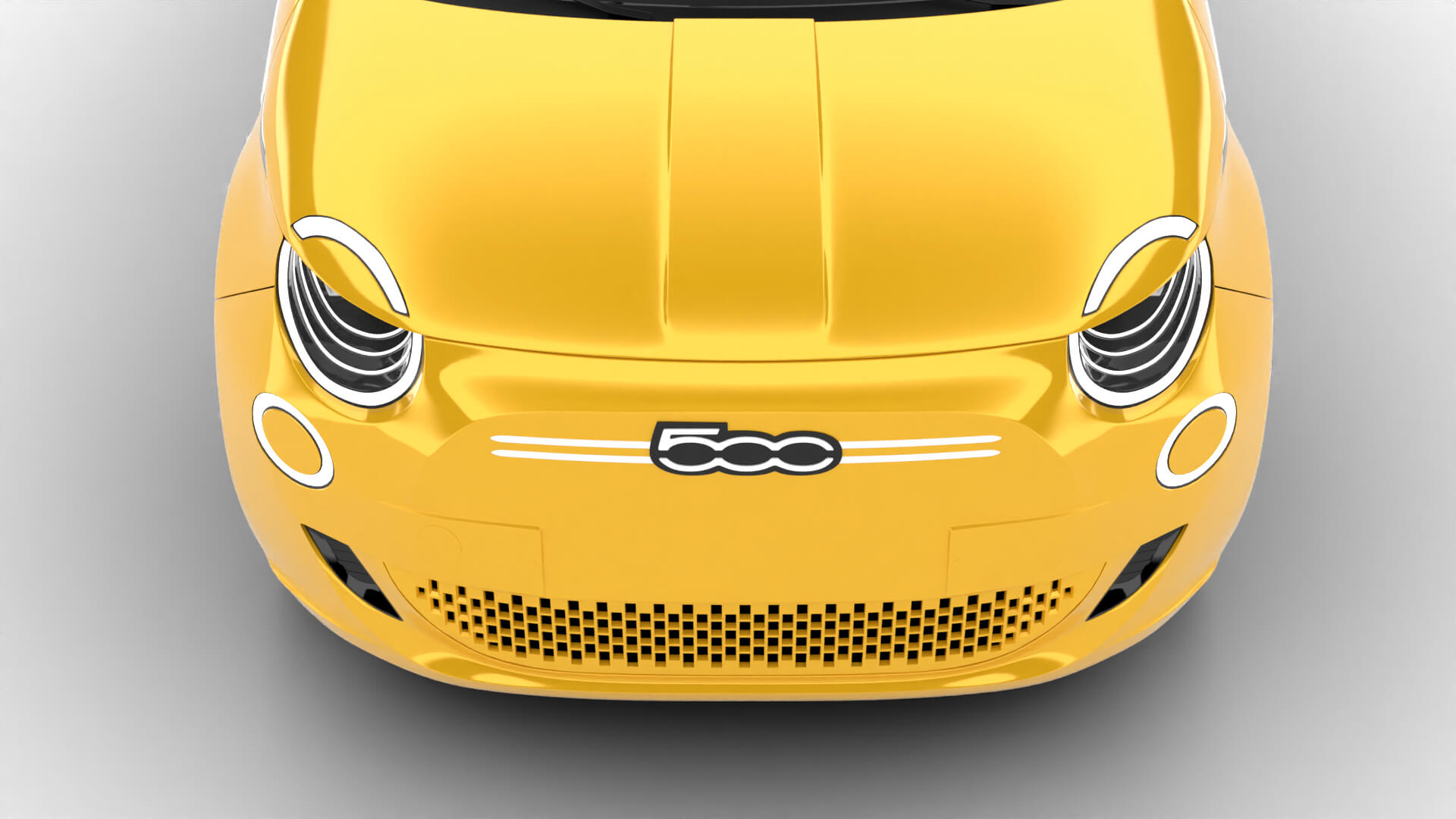 Fiat 500 Hybrid 2026 3D Model