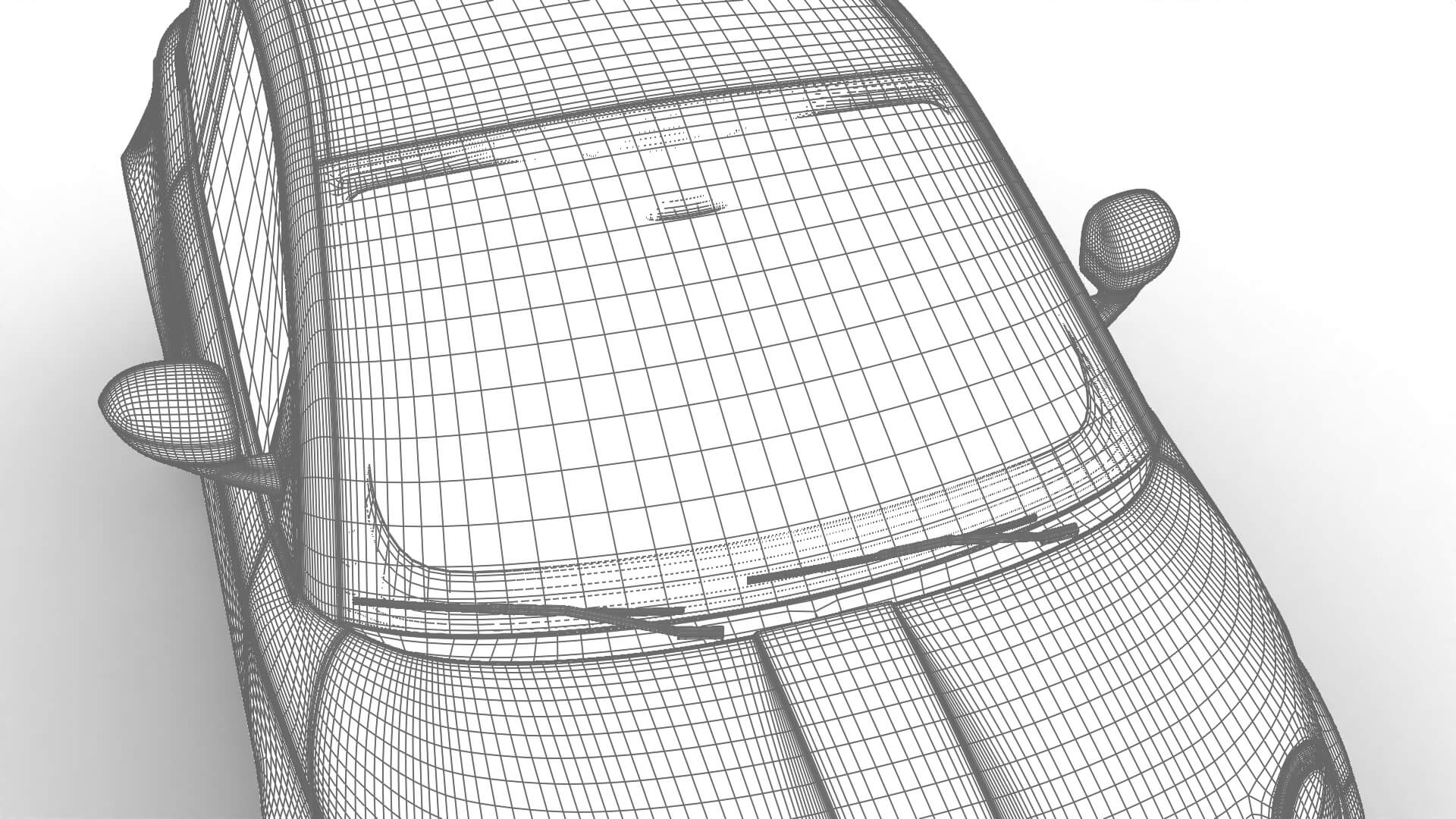 Fiat 500 Hybrid 2026 3D Model
