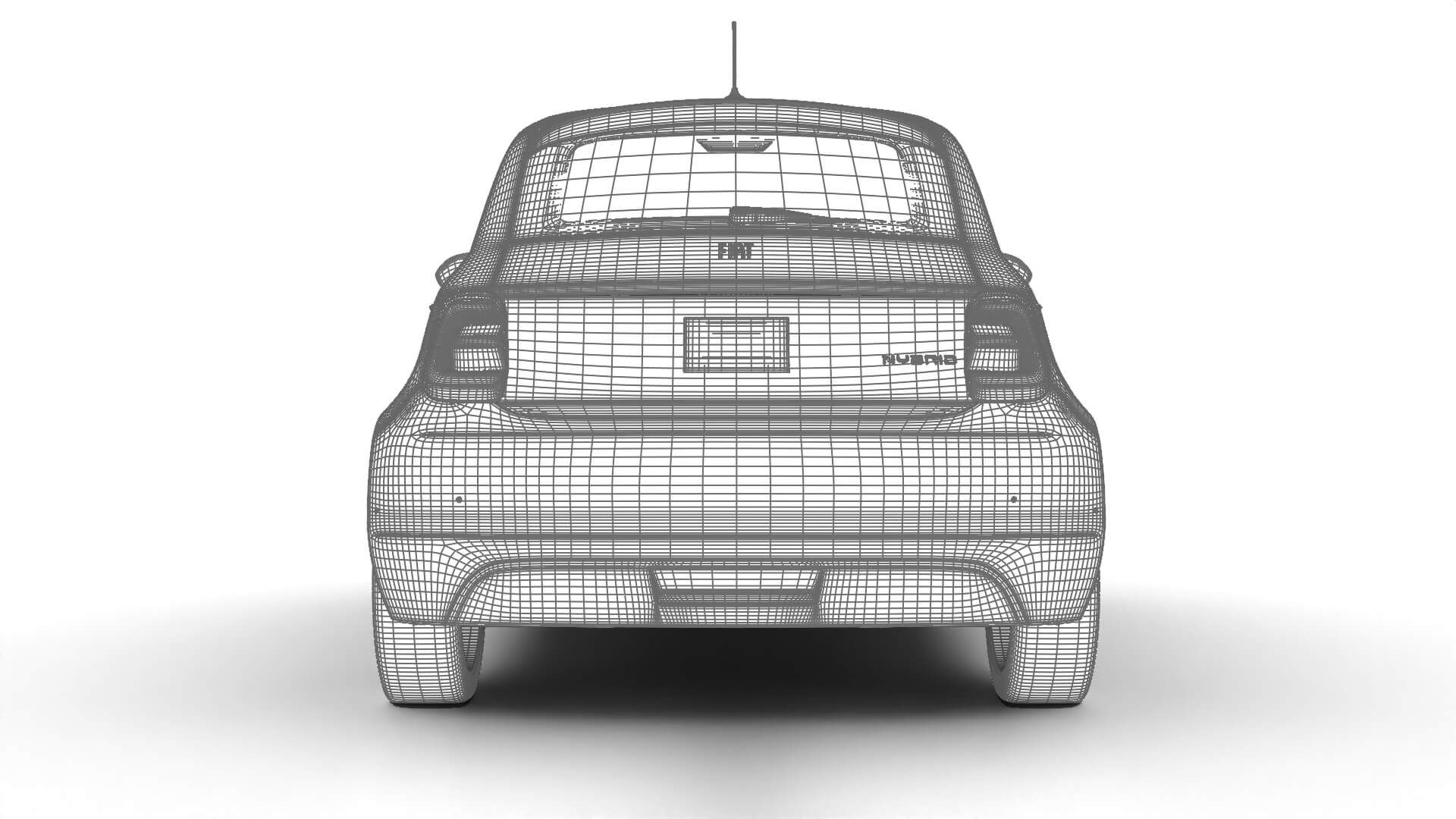 Fiat 500 Hybrid 2026 3D Model