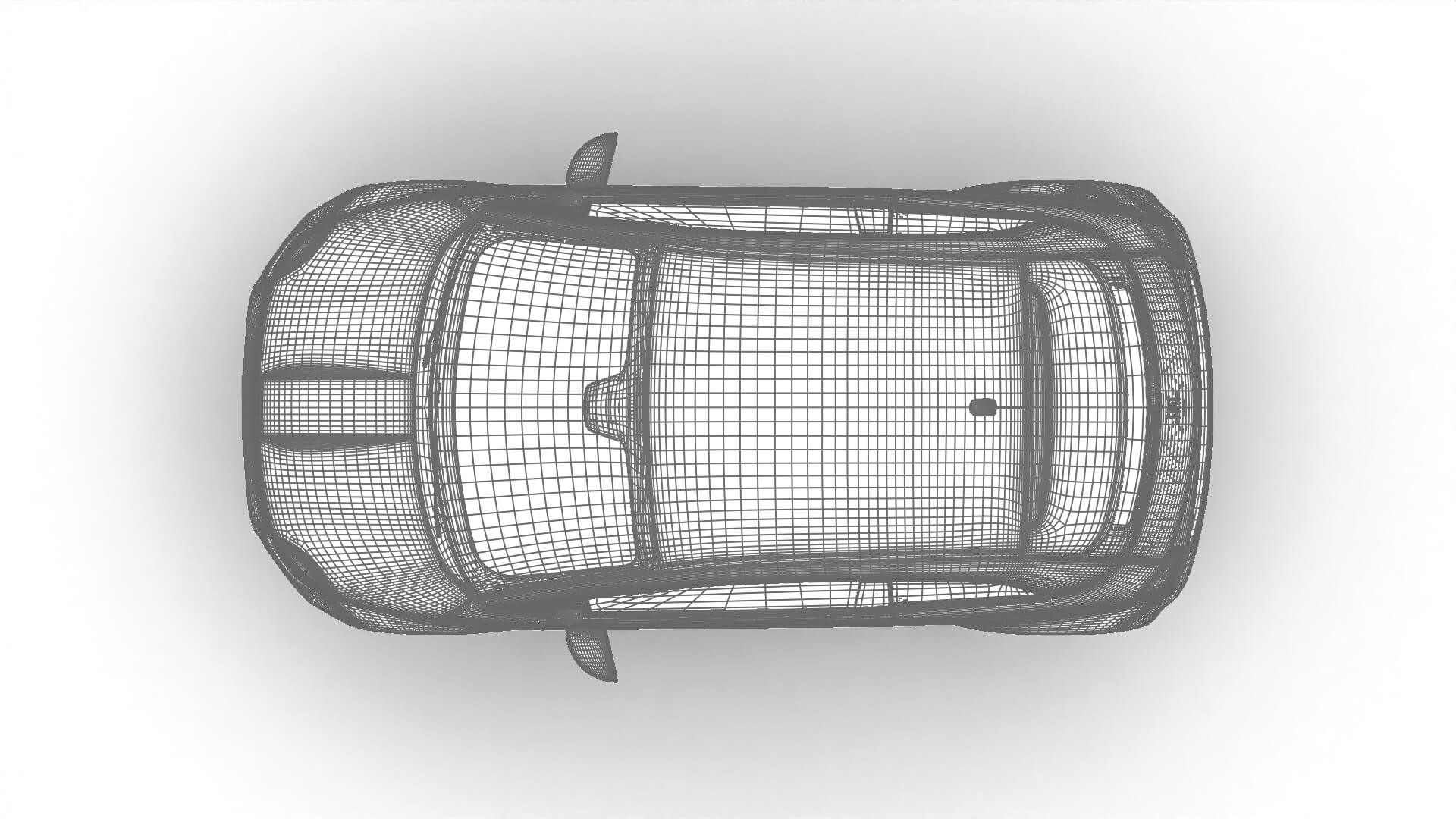 Fiat 500 Hybrid 2026 3D Model