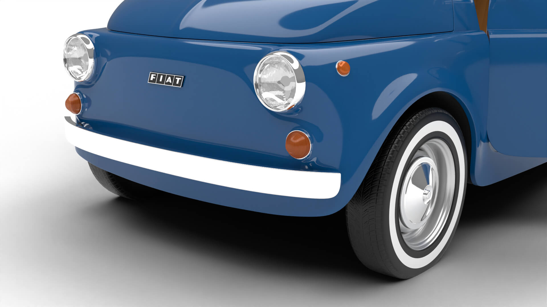 Fiat 500L 1969 HQ 3D Model