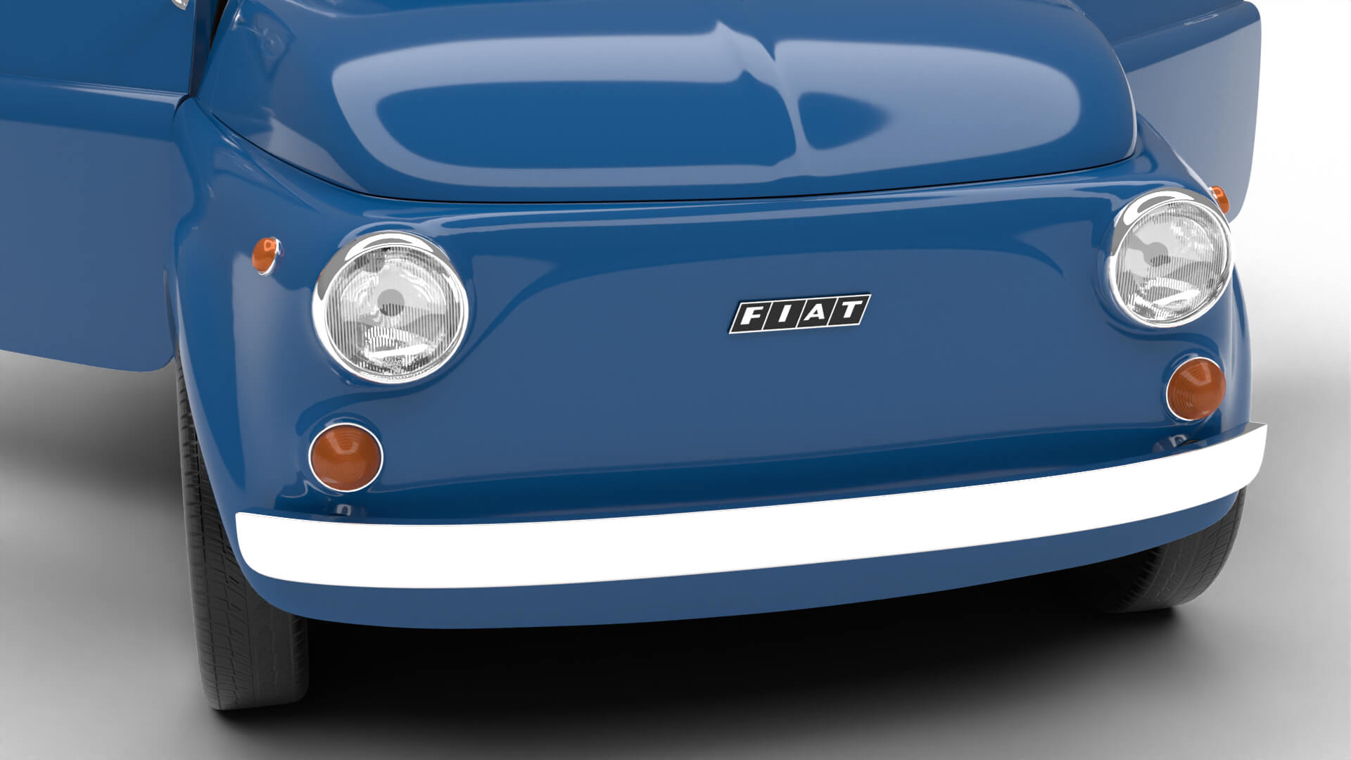 Fiat 500L 1969 HQ 3D Model