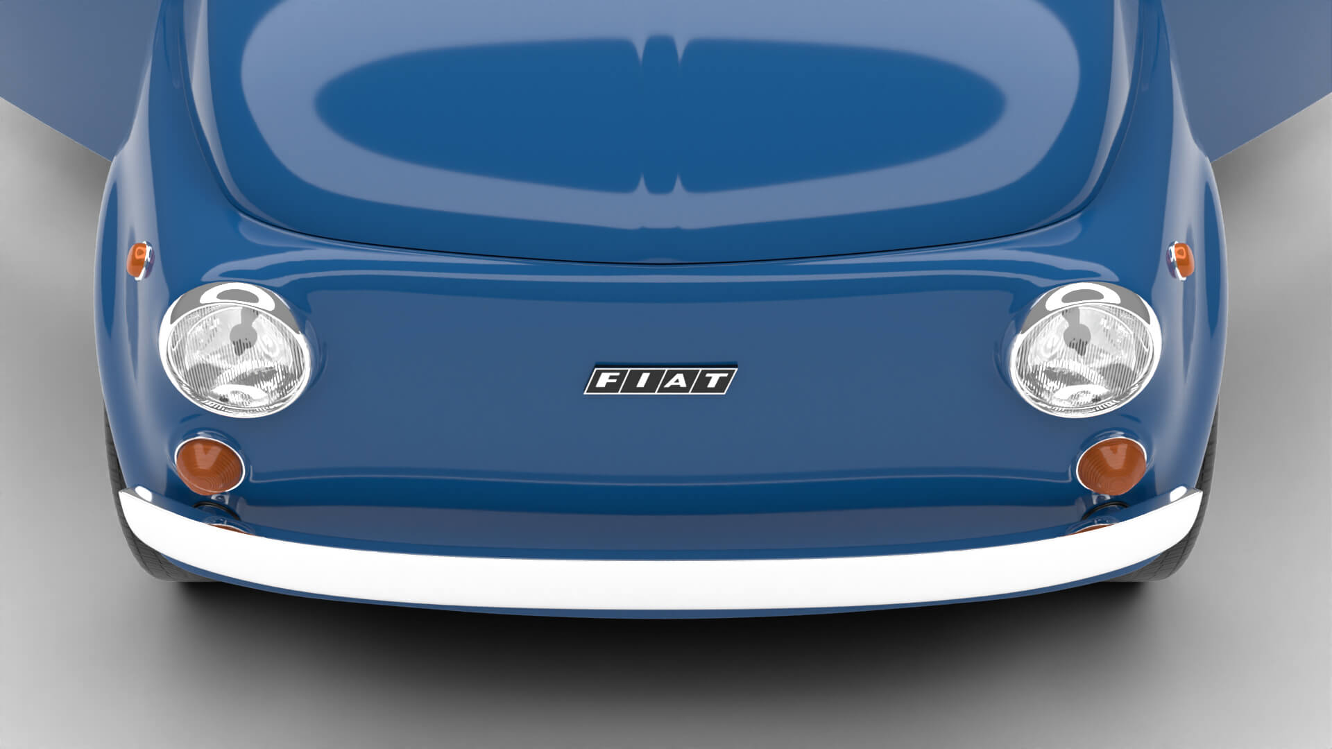 Fiat 500L 1969 HQ 3D Model