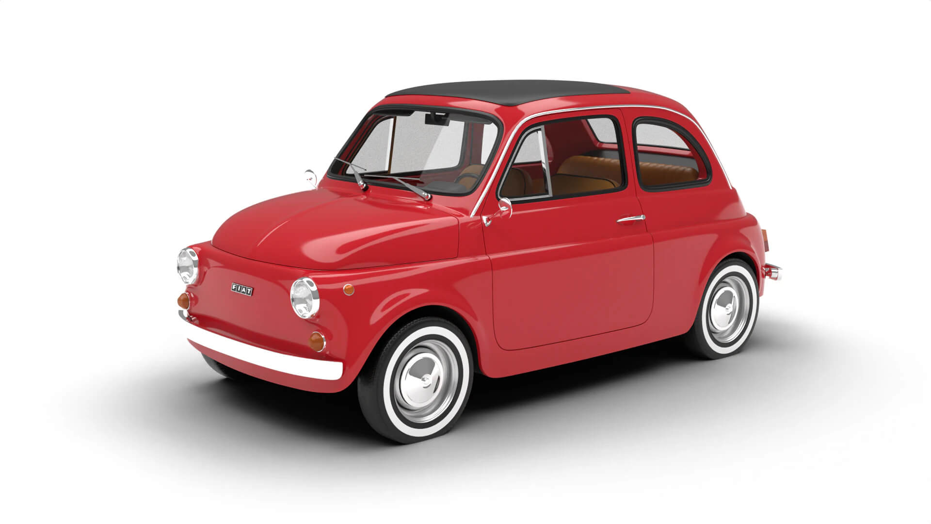 Fiat 500L 1969 3D Model