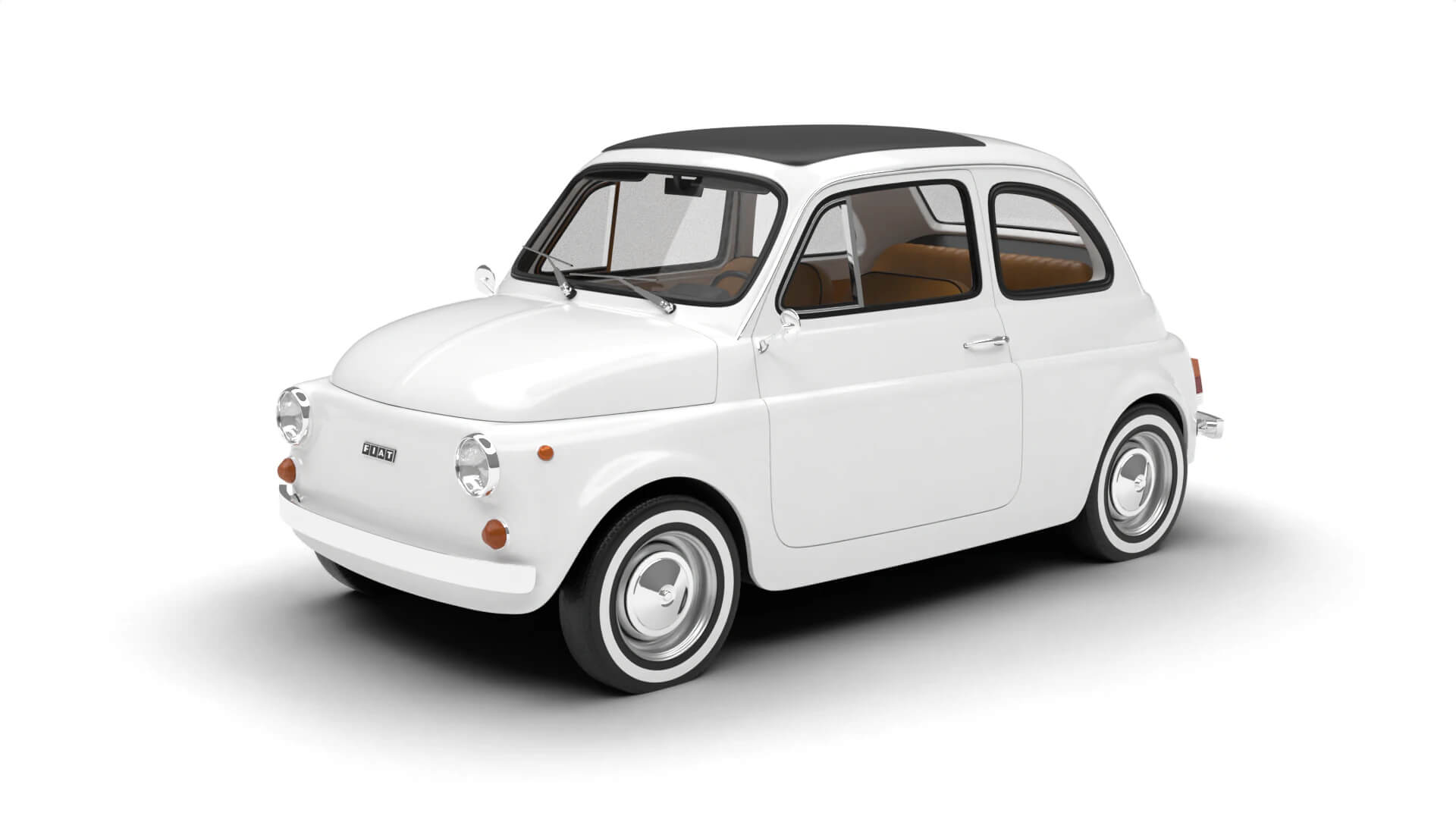 Fiat 500L 1969 3D Model