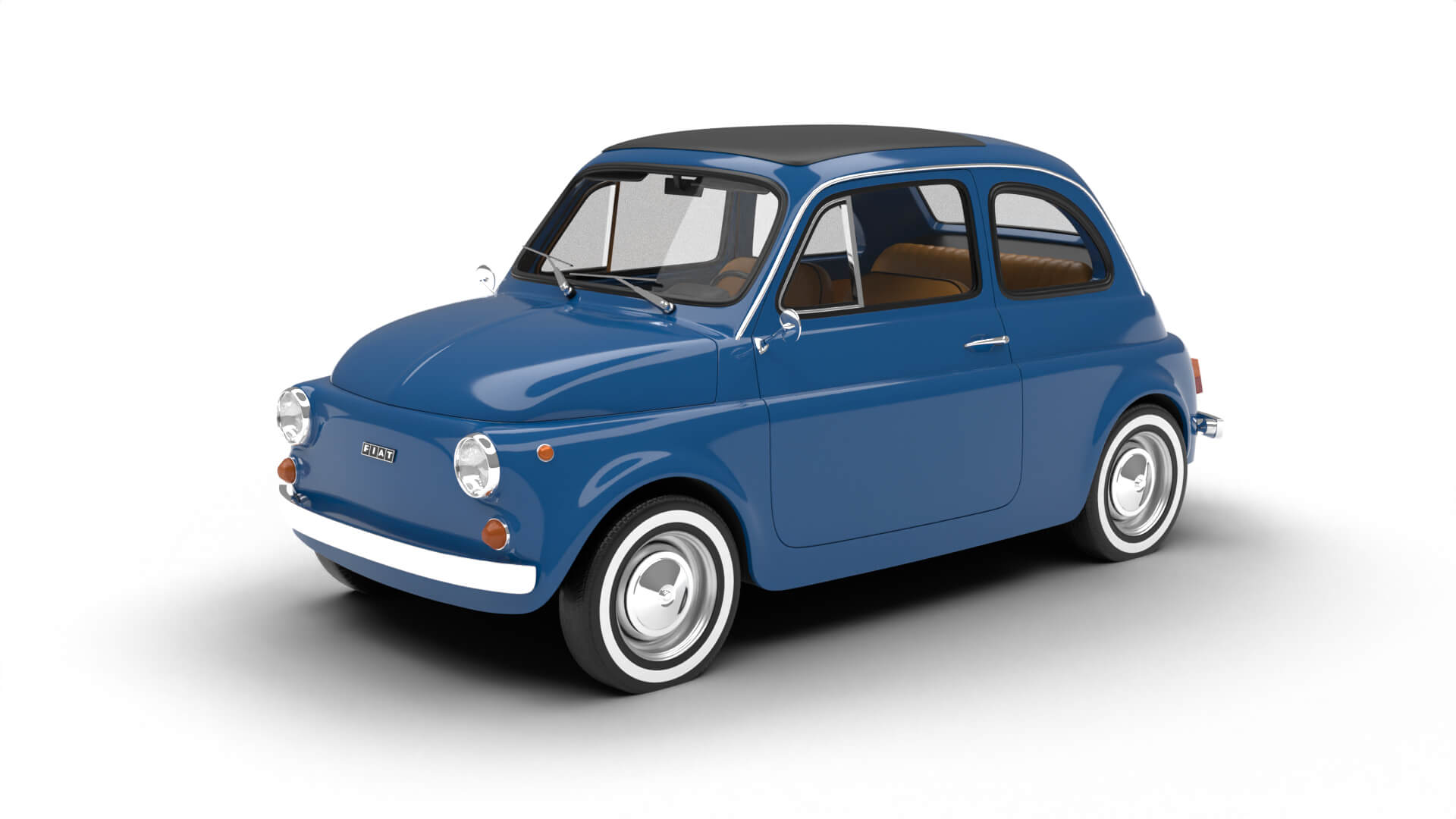 Fiat 500L 1969 3D Model