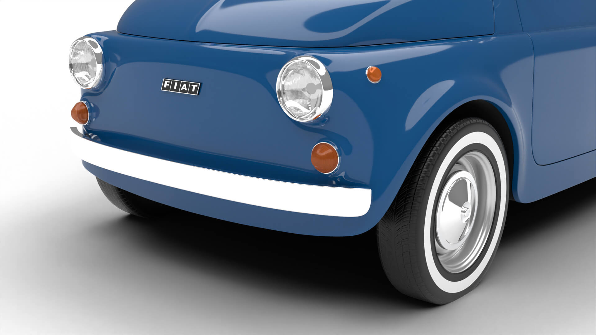 Fiat 500L 1969 3D Model