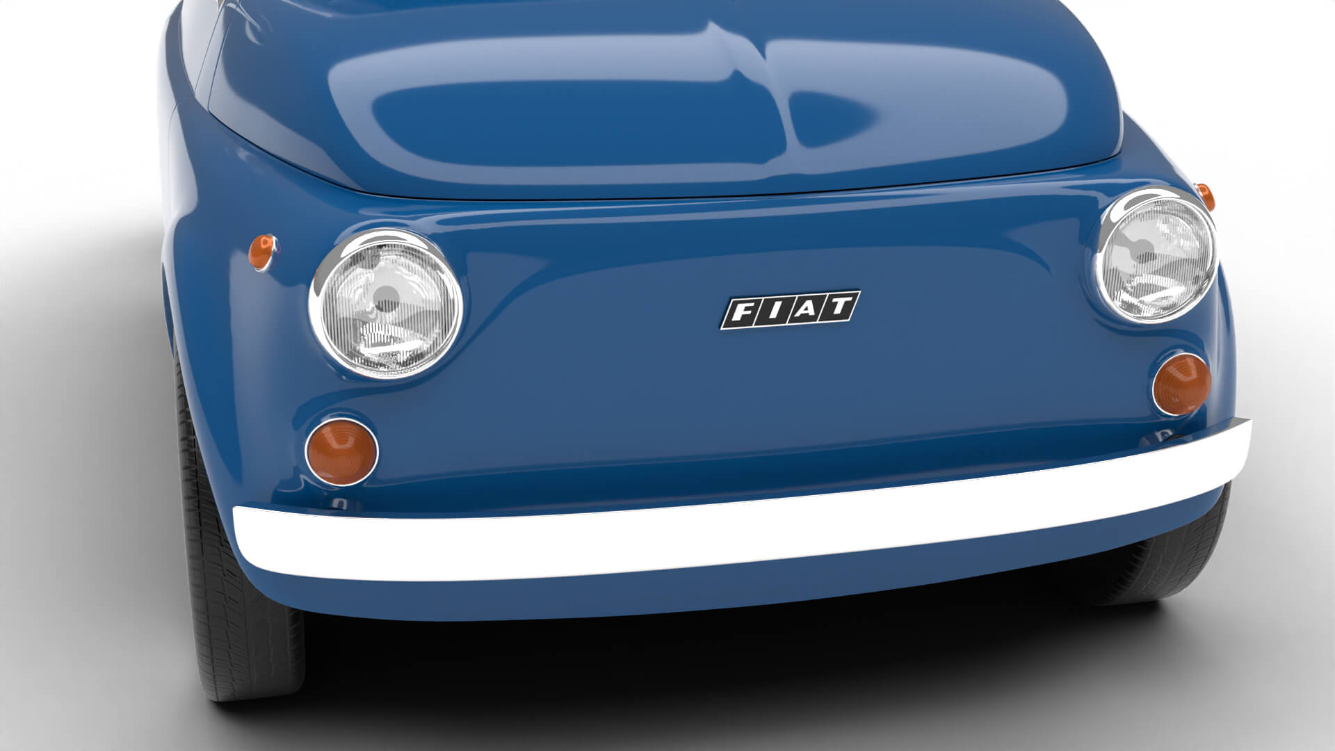 Fiat 500L 1969 3D Model