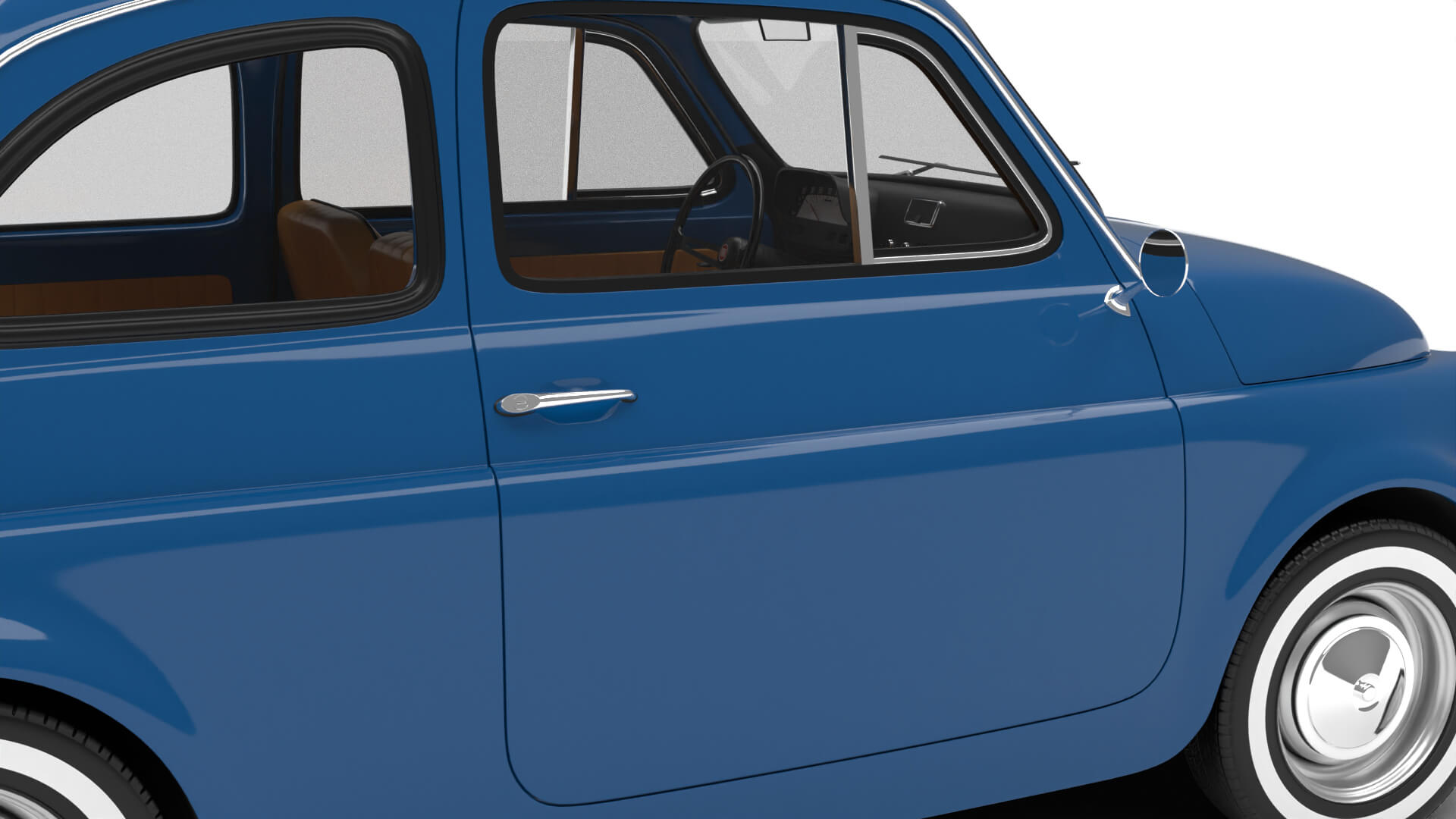 Fiat 500L 1969 3D Model