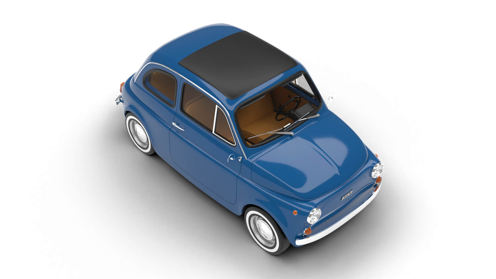 Fiat 500L 1969 3D Model