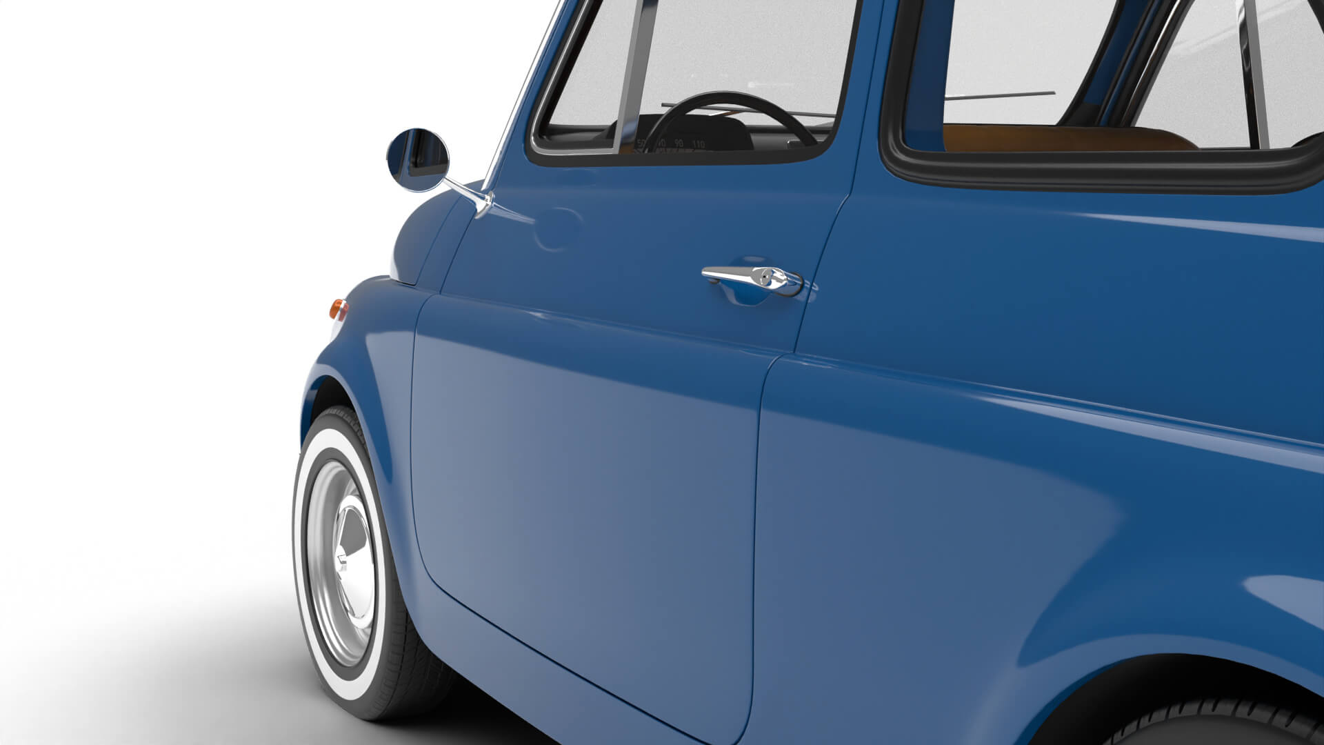 Fiat 500L 1969 3D Model