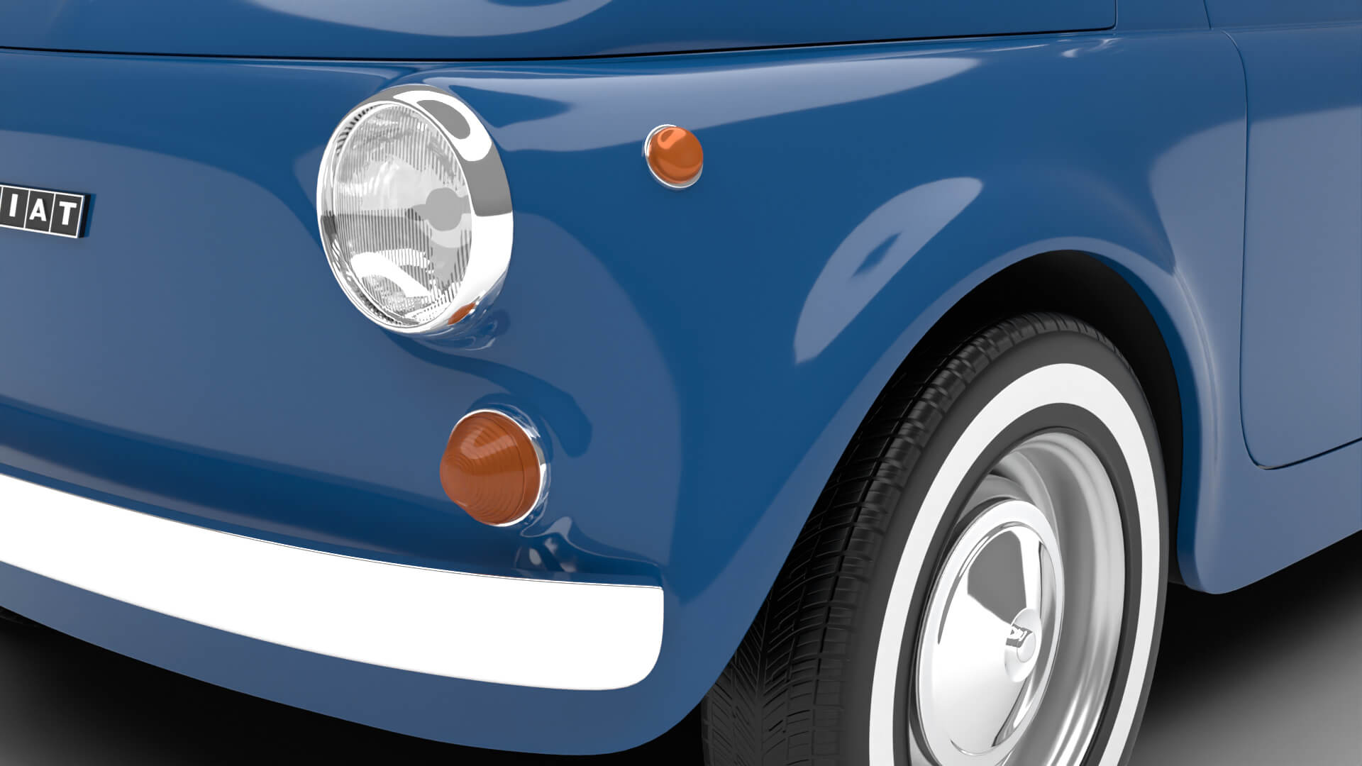 Fiat 500L 1969 3D Model