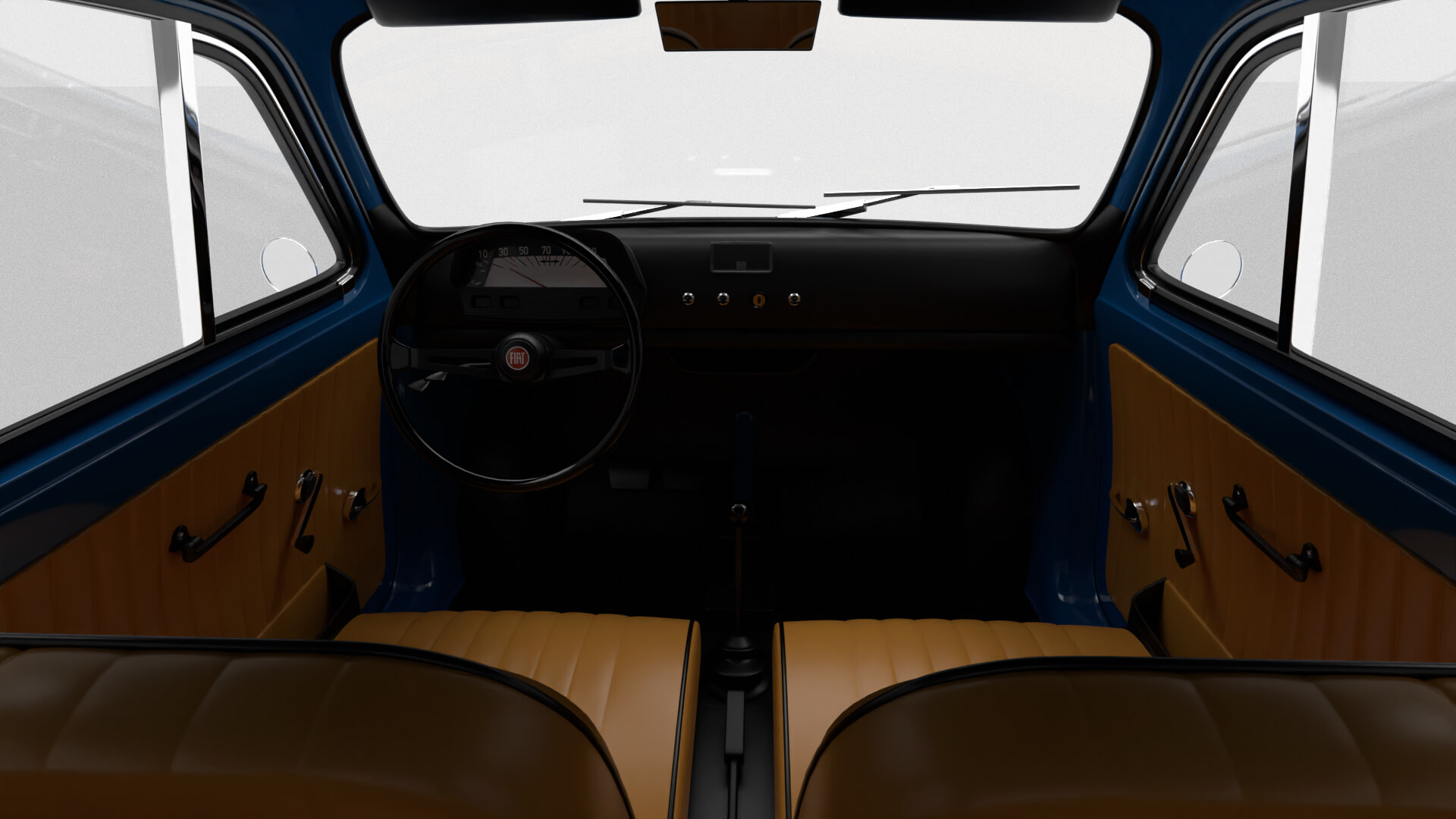 Fiat 500L 1969 3D Model