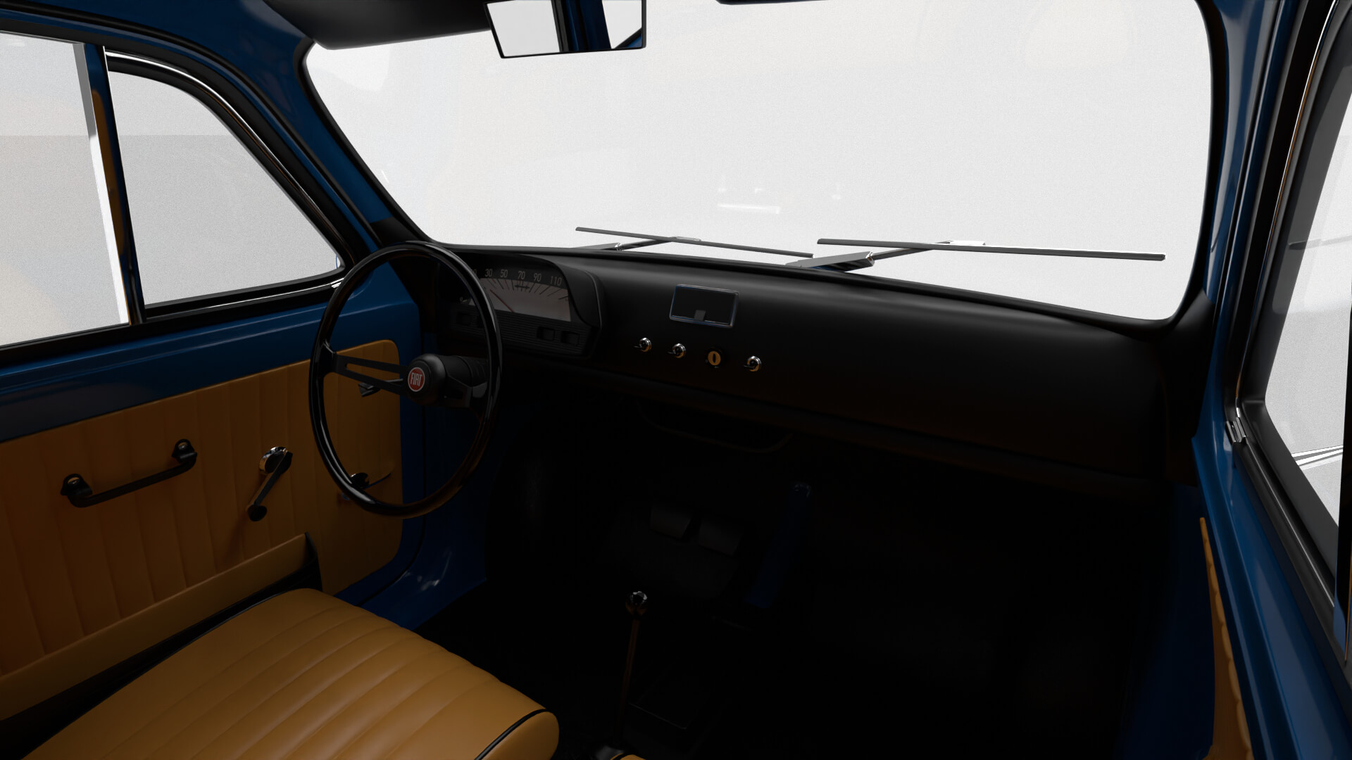 Fiat 500L 1969 3D Model