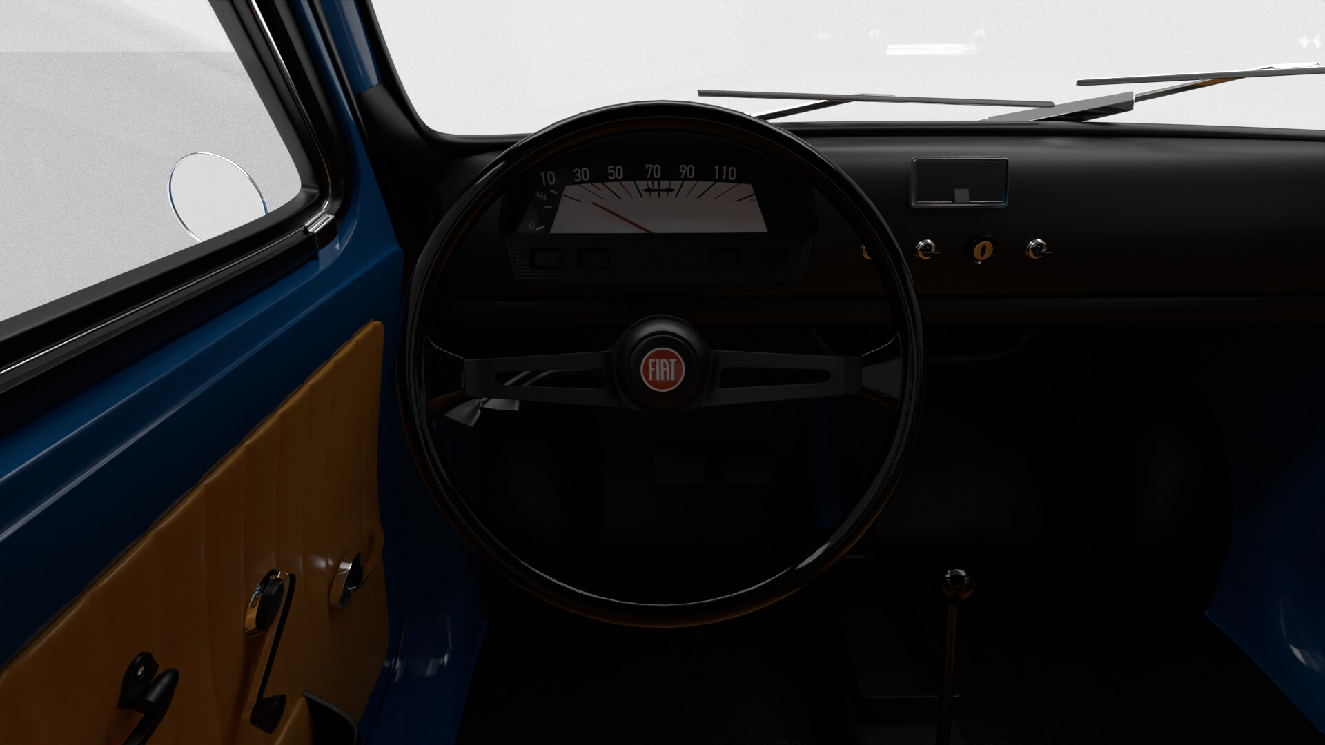 Fiat 500L 1969 3D Model