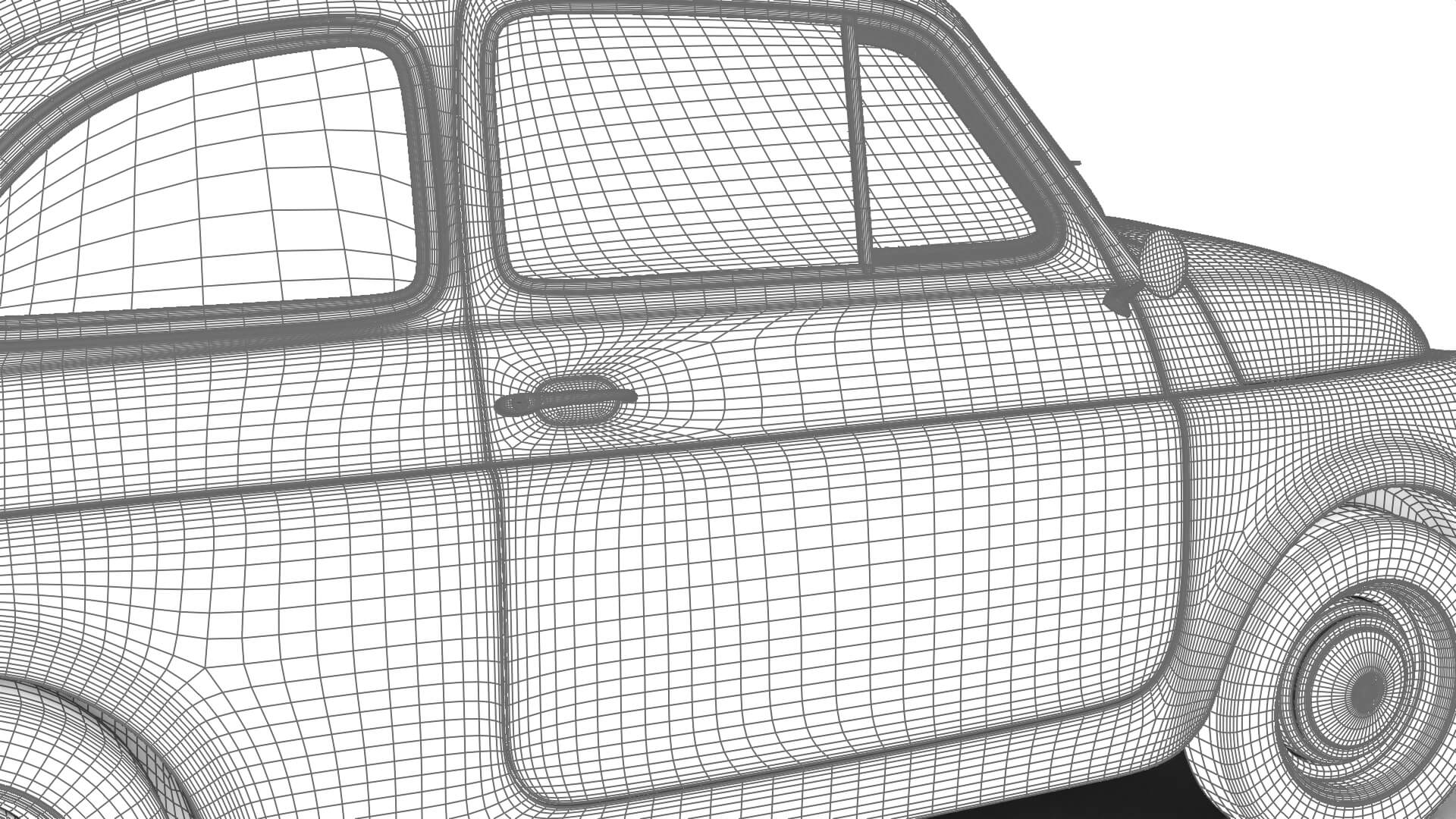 Fiat 500L 1969 3D Model