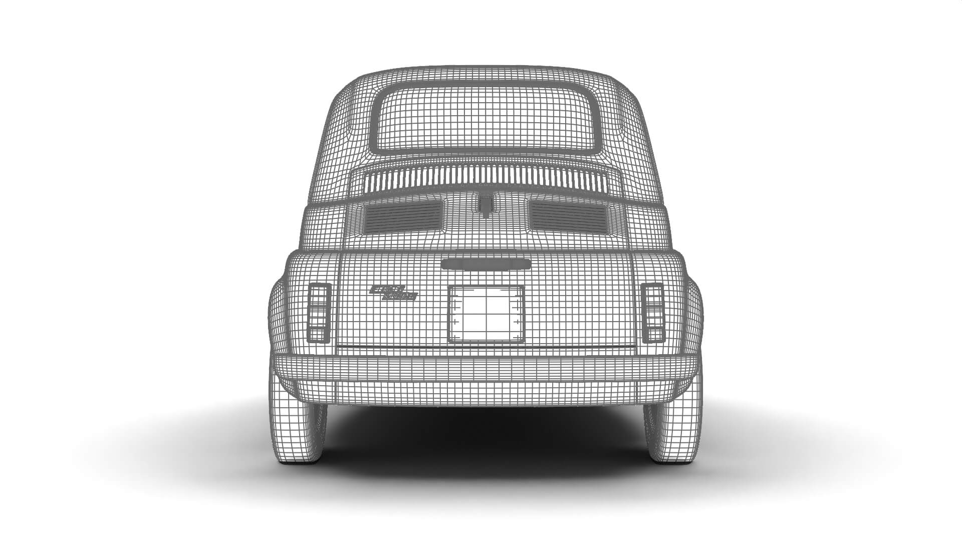 Fiat 500L 1969 3D Model