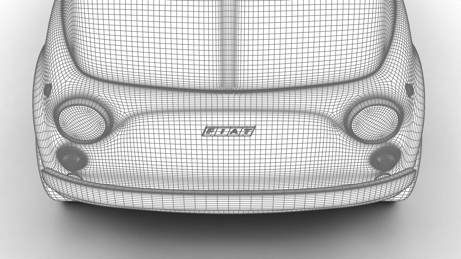 Fiat 500L 1969 3D Model