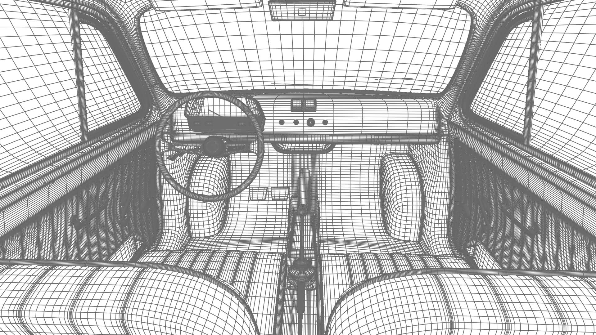 Fiat 500L 1969 3D Model