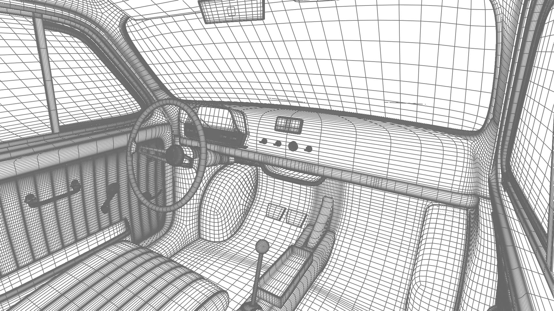 Fiat 500L 1969 3D Model