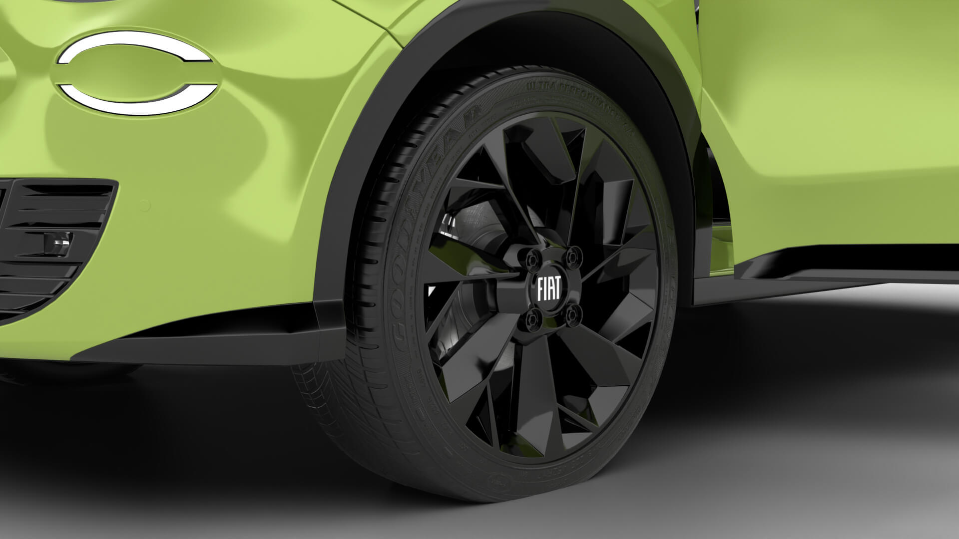 Fiat 600 Sport 2024 HQ 3D Model