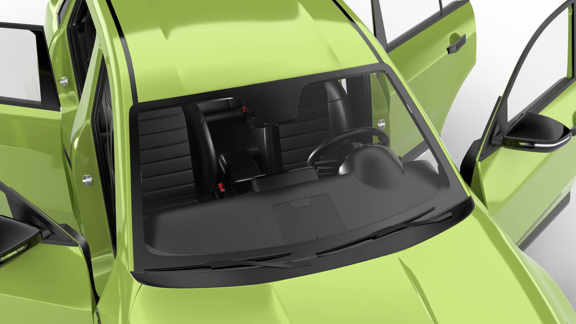 Fiat 600 Sport 2024 HQ 3D Model