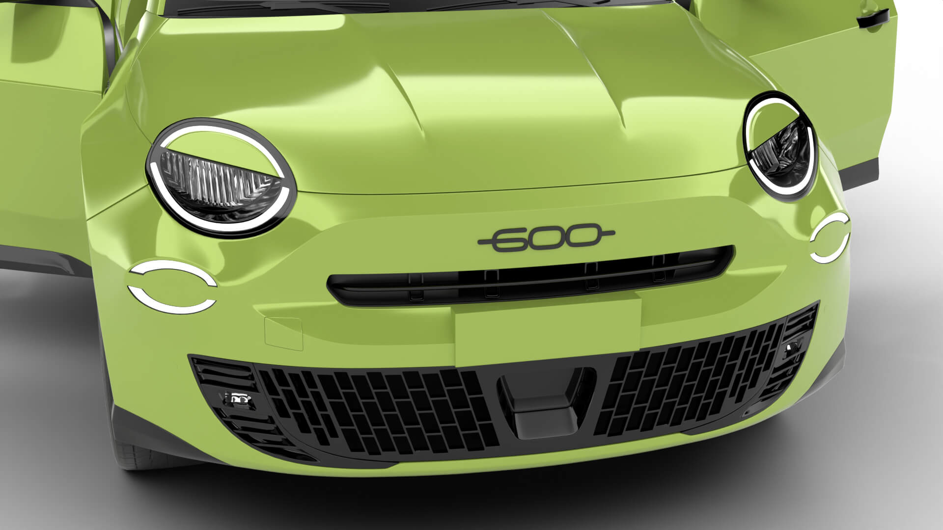 Fiat 600 Sport 2024 HQ 3D Model