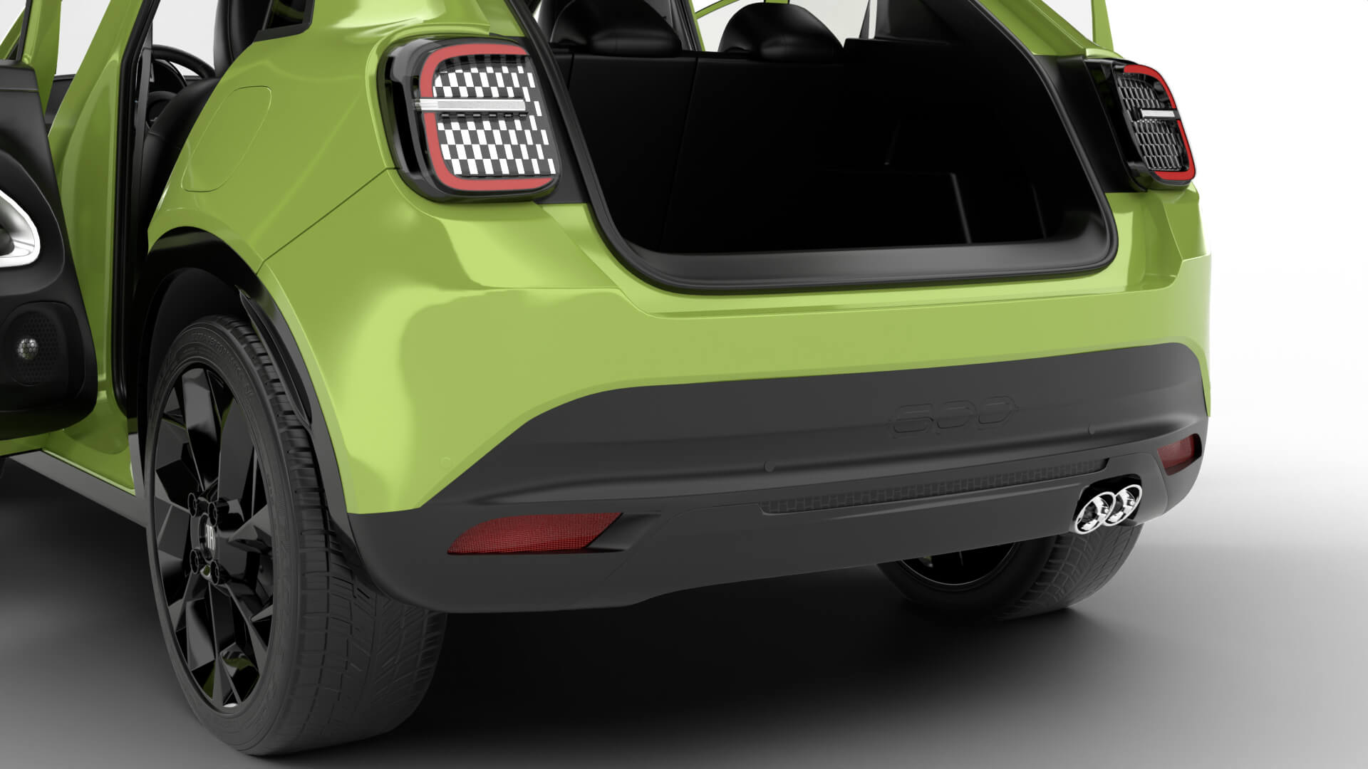 Fiat 600 Sport 2024 HQ 3D Model