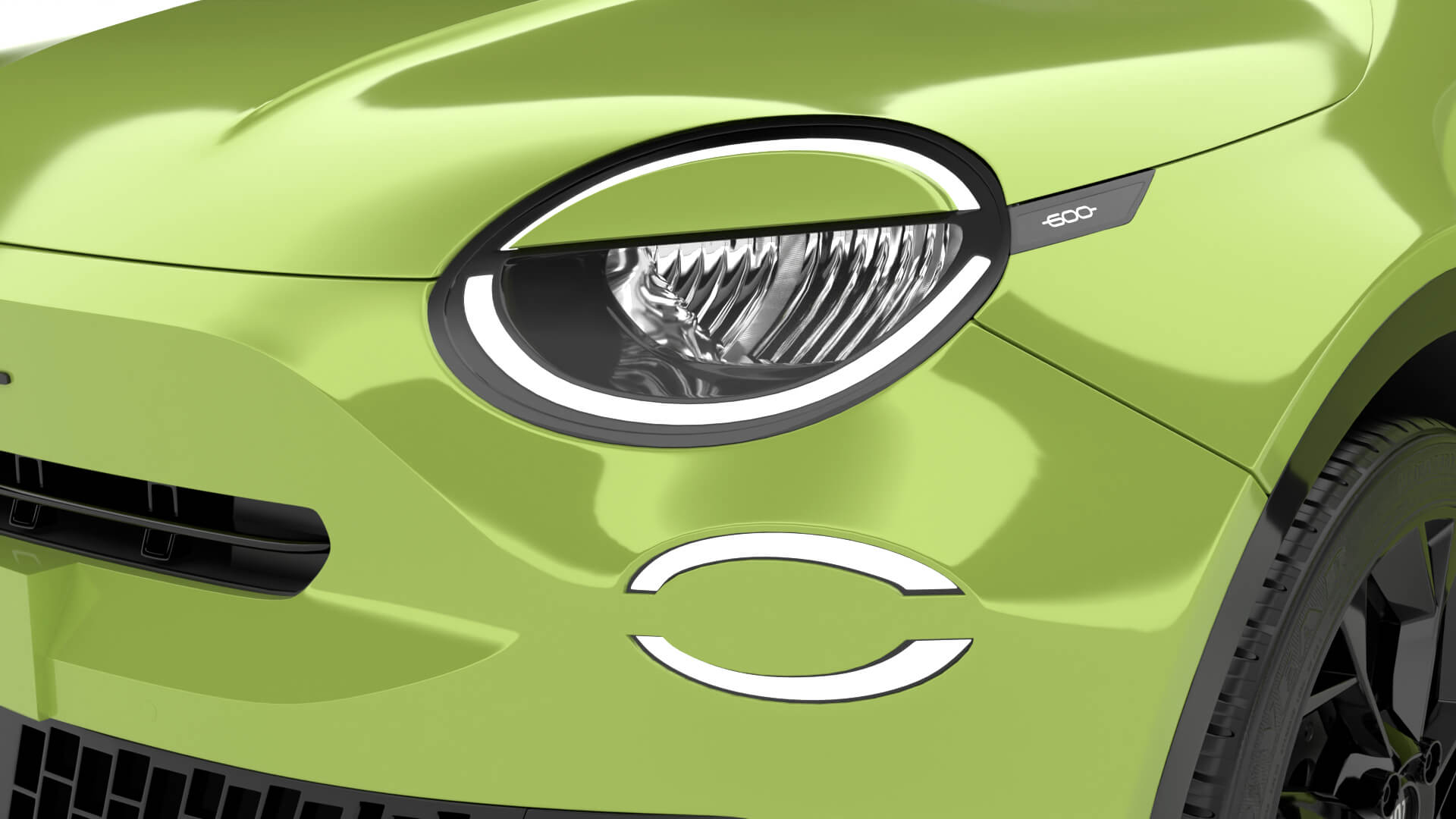 Fiat 600 Sport 2024 HQ 3D Model