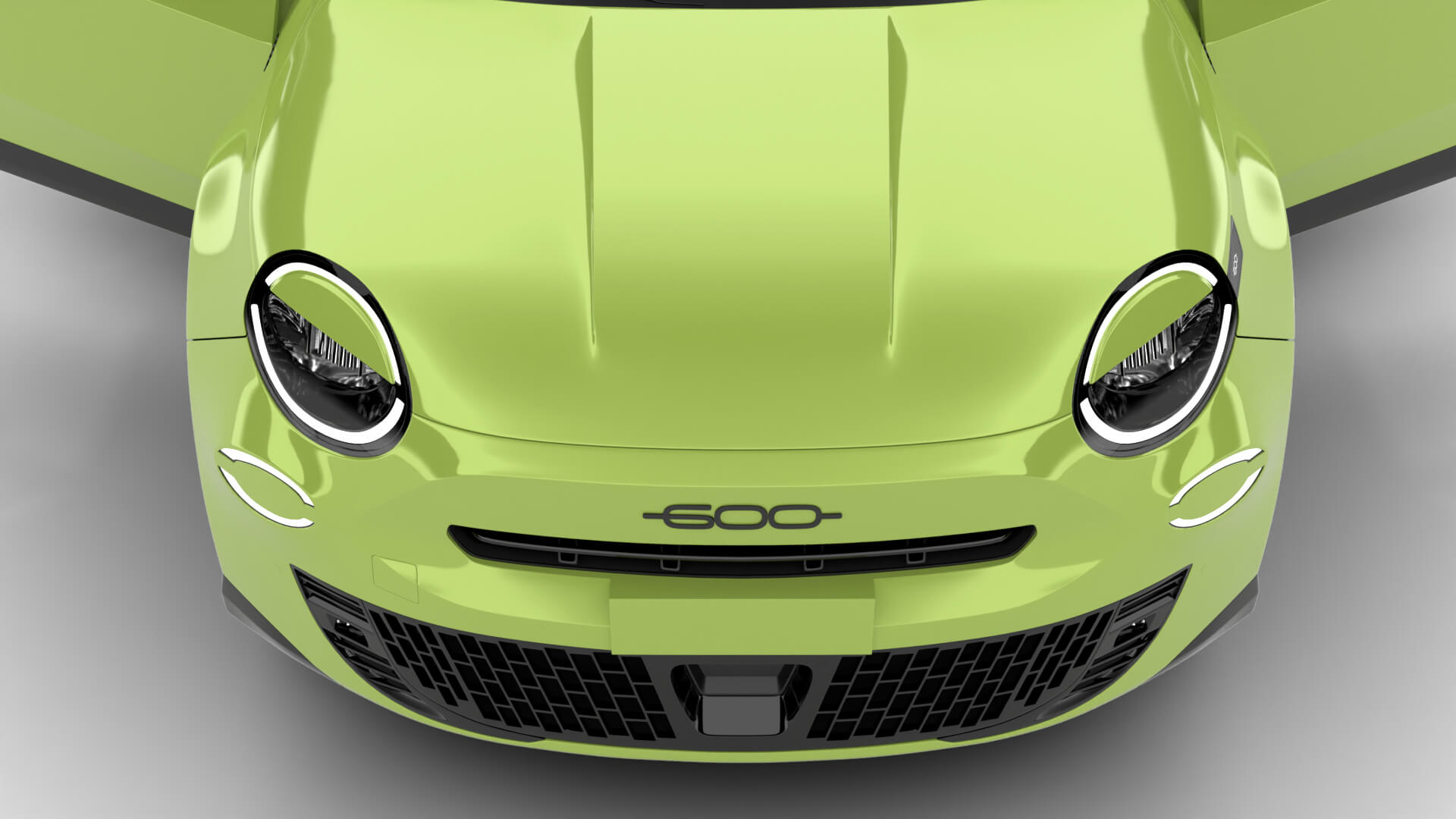 Fiat 600 Sport 2024 HQ 3D Model