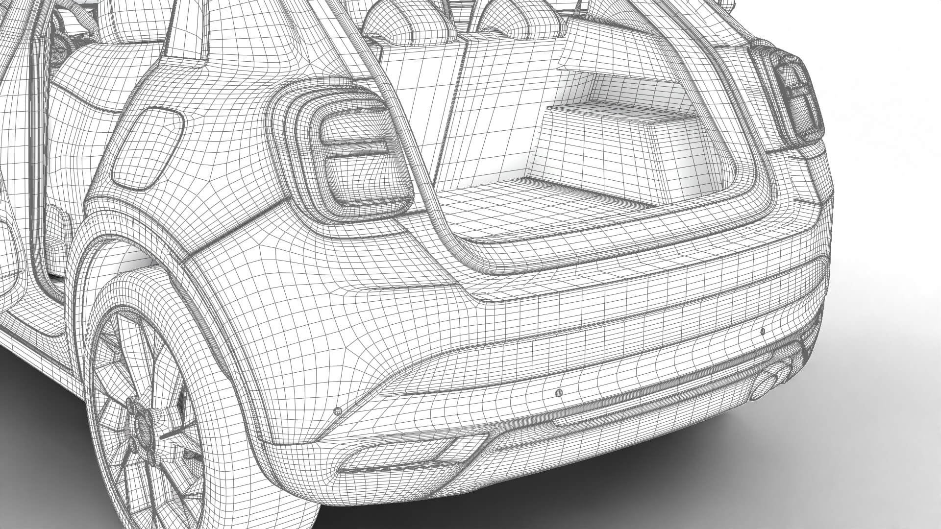 Fiat 600 Sport 2024 HQ 3D Model