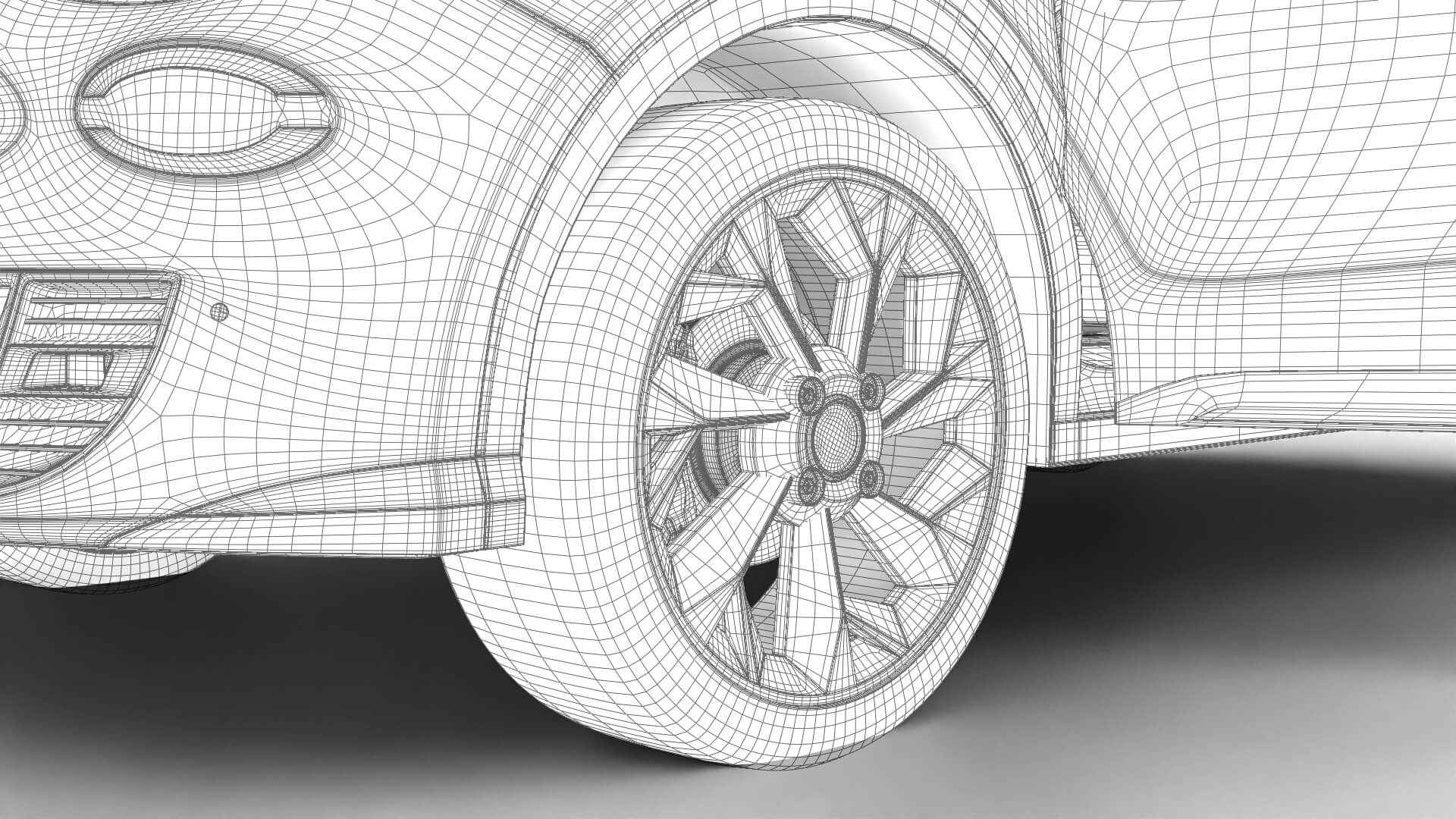 Fiat 600 Sport 2024 HQ 3D Model