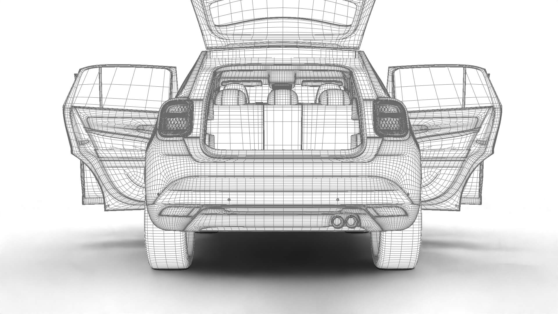 Fiat 600 Sport 2024 HQ 3D Model