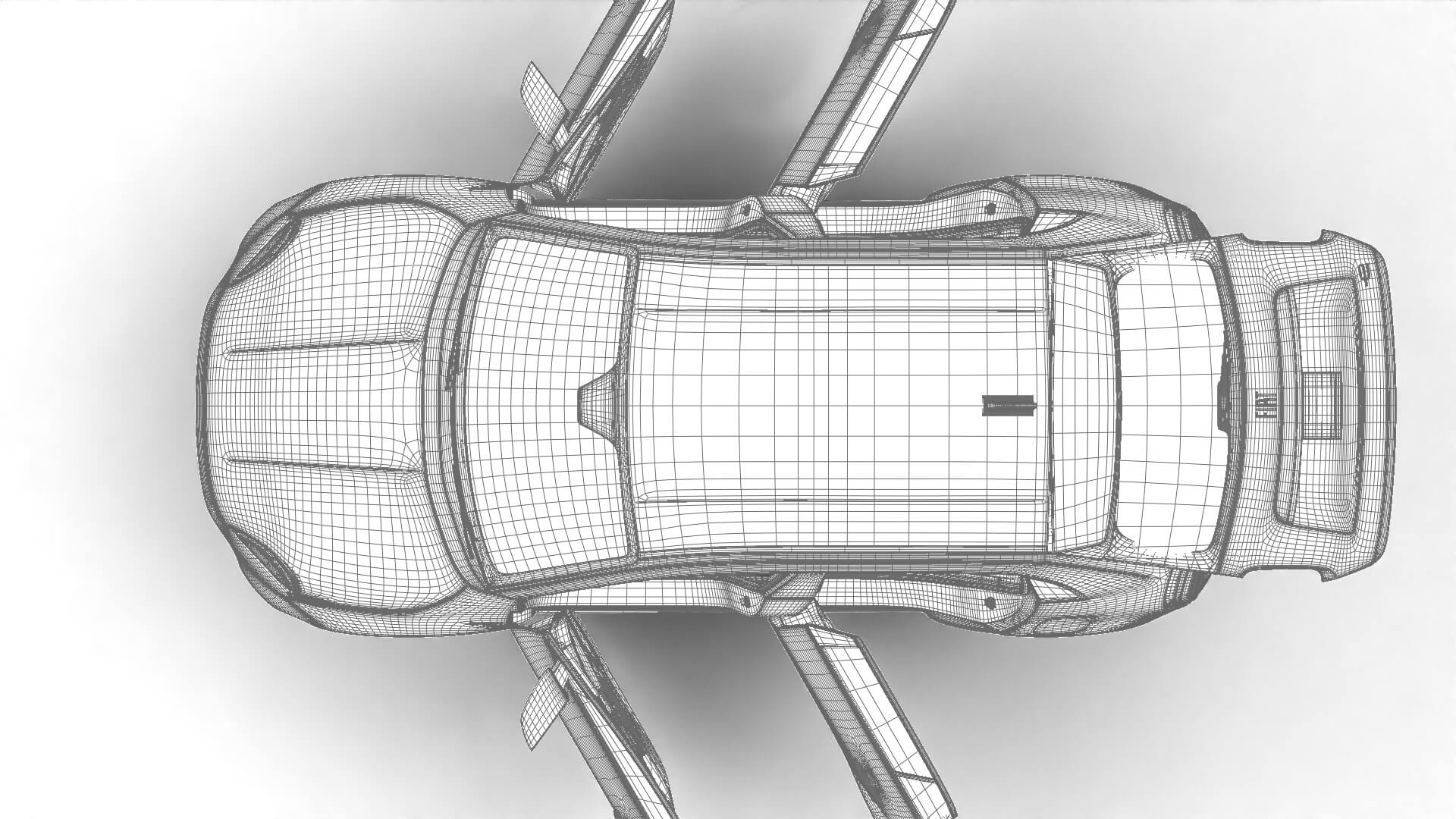 Fiat 600 Sport 2024 HQ 3D Model