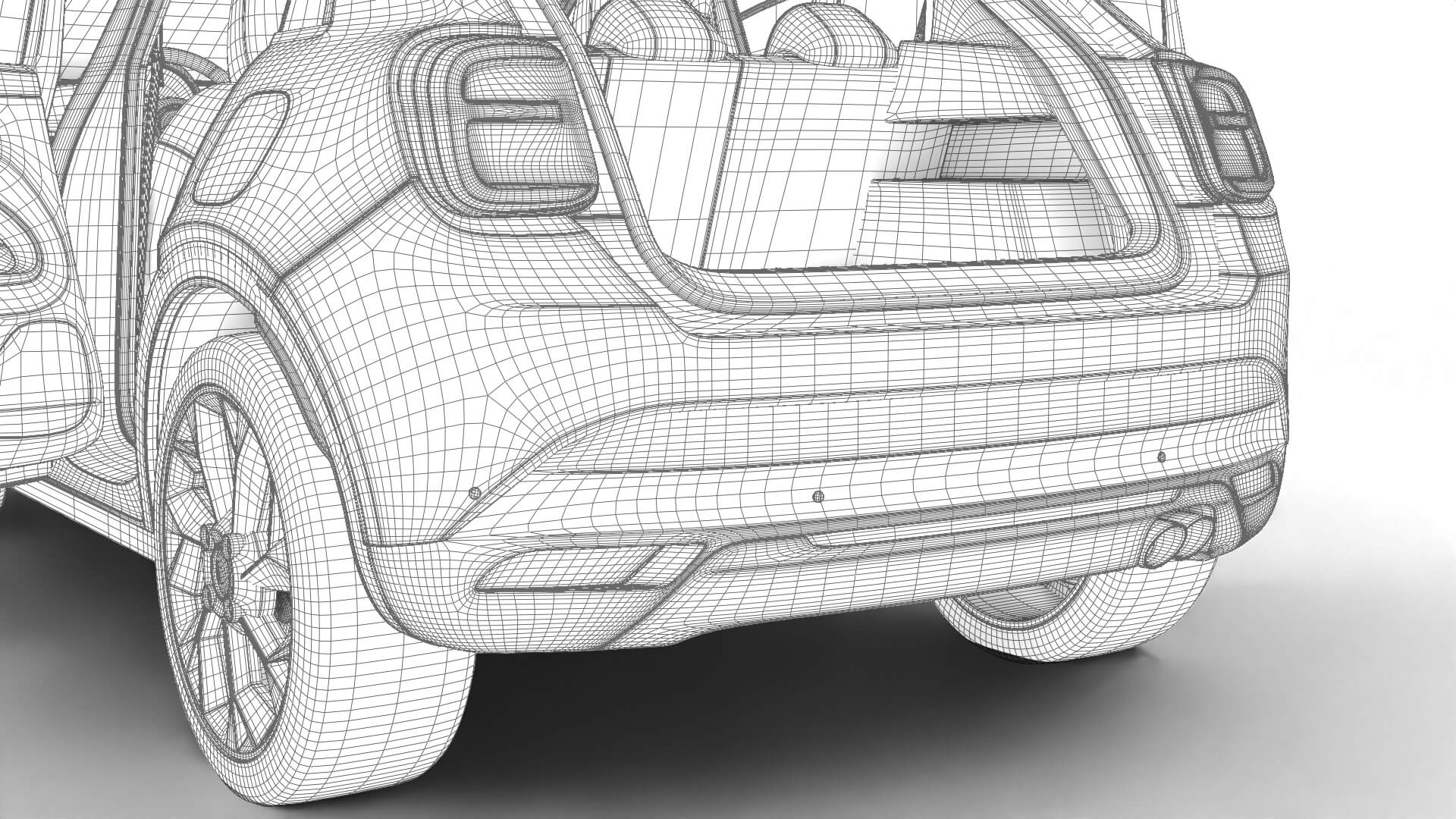 Fiat 600 Sport 2024 HQ 3D Model