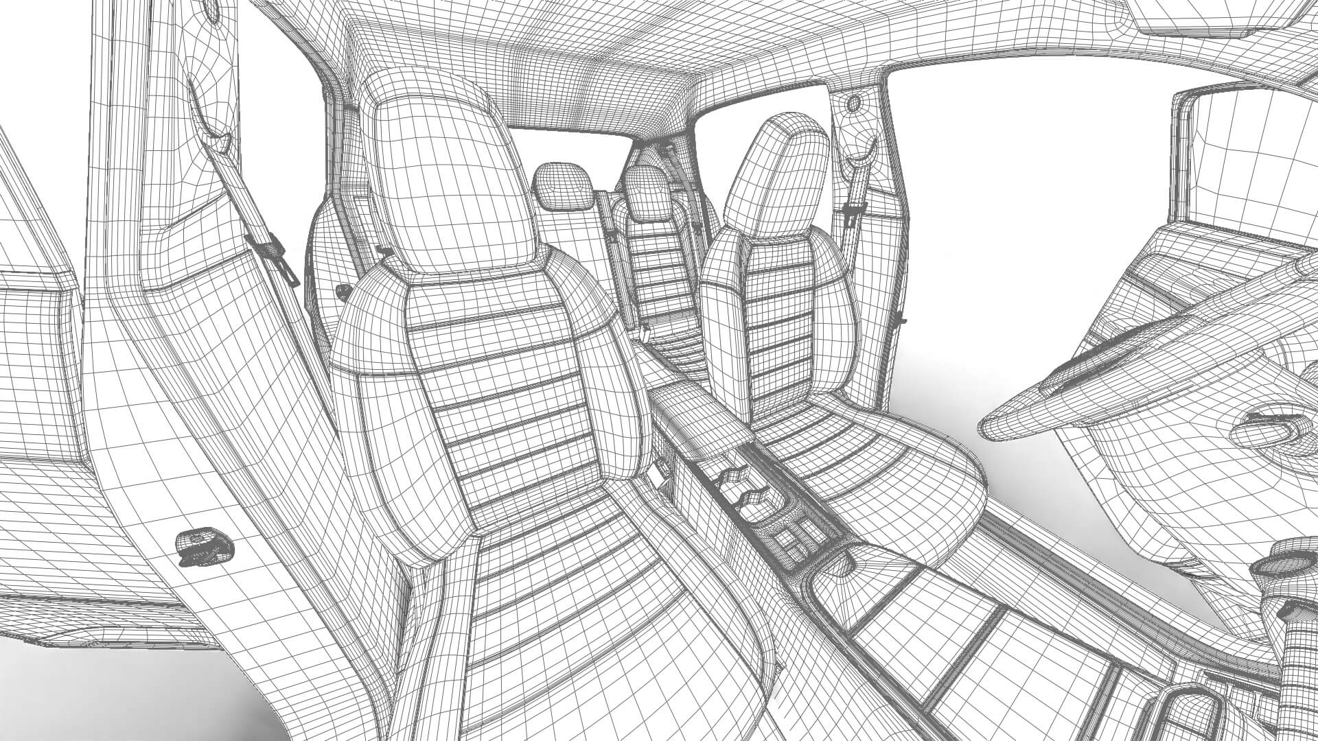 Fiat 600 Sport 2024 HQ 3D Model