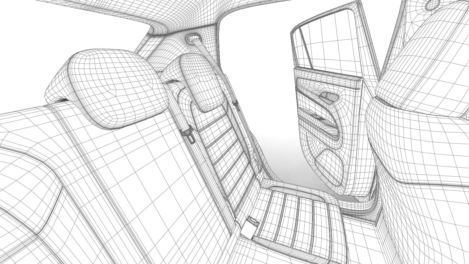 Fiat 600 Sport 2024 HQ 3D Model