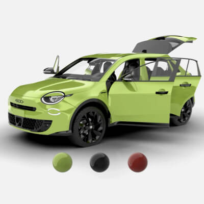Fiat 600 Sport 2024 HQ