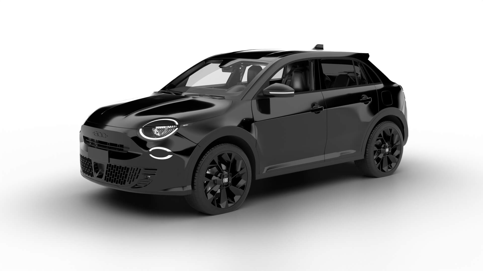 Fiat 600 Sport 2024 3D Model