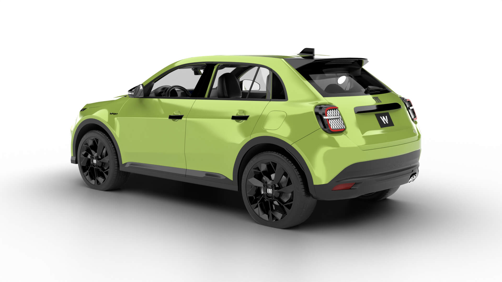 Fiat 600 Sport 2024 3D Model