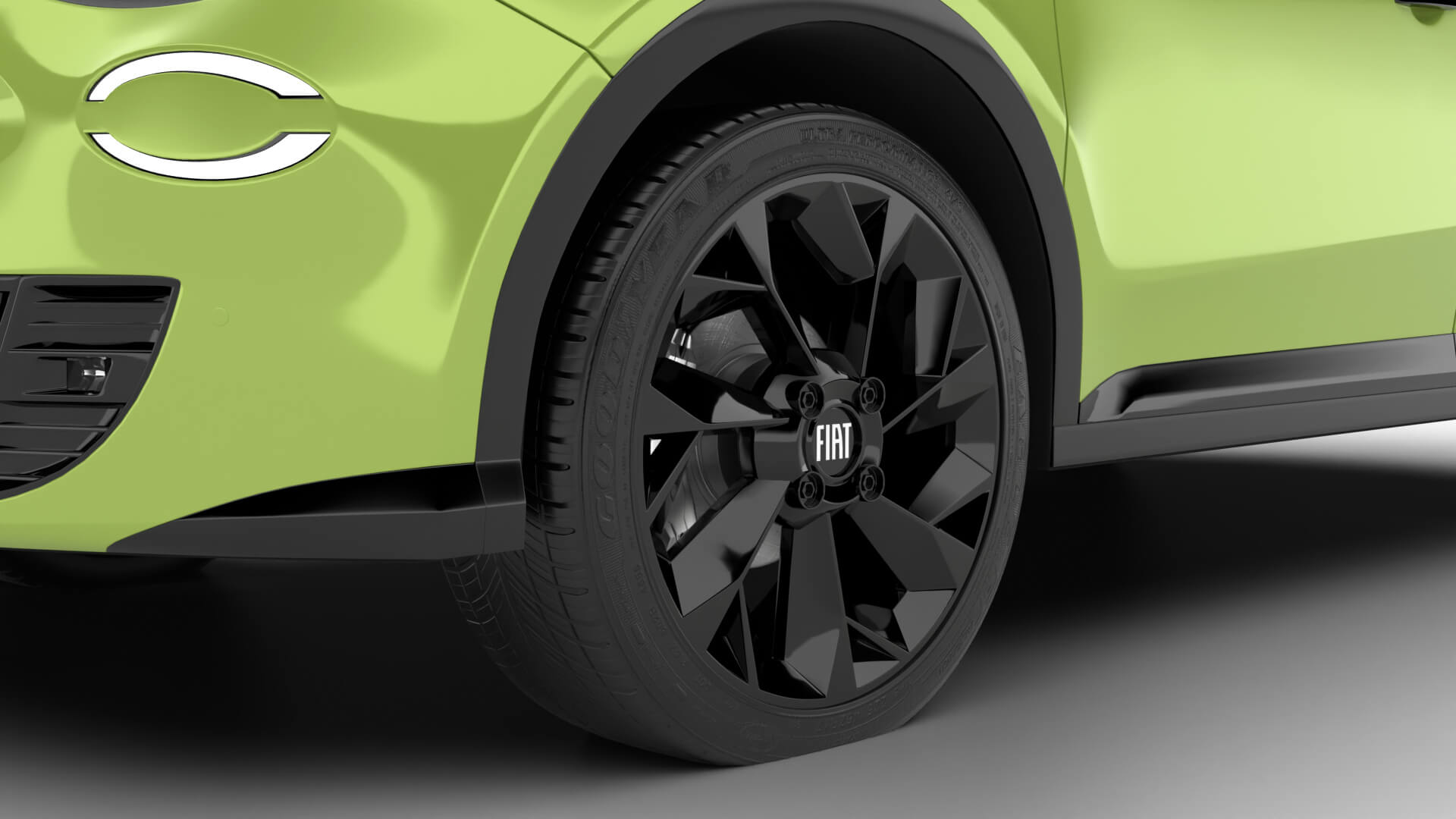 Fiat 600 Sport 2024 3D Model