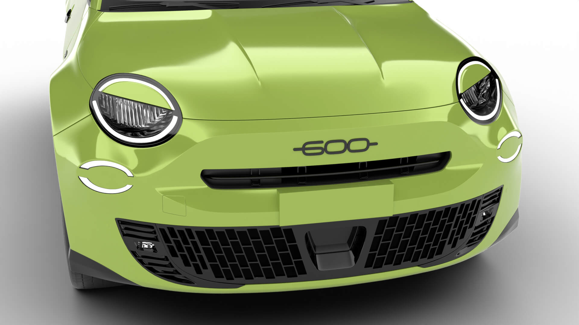 Fiat 600 Sport 2024 3D Model