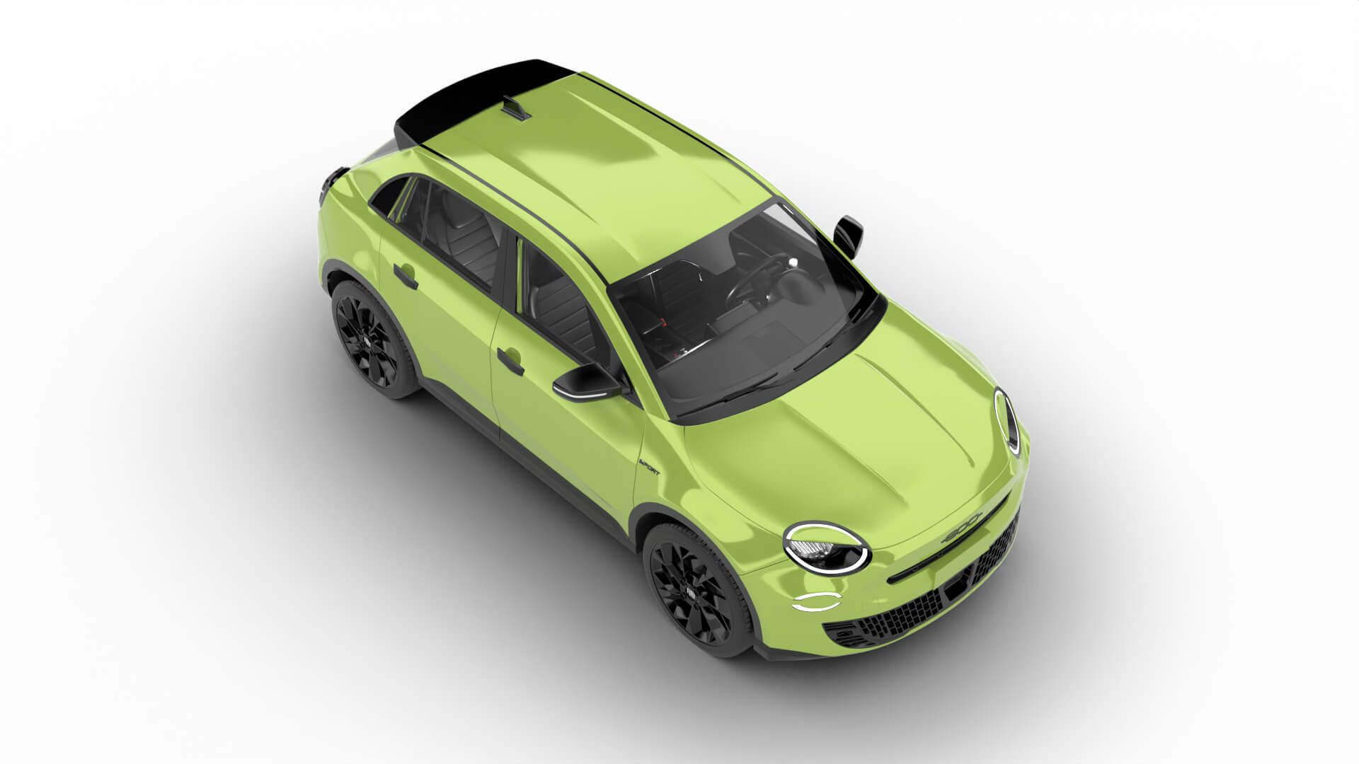Fiat 600 Sport 2024 3D Model